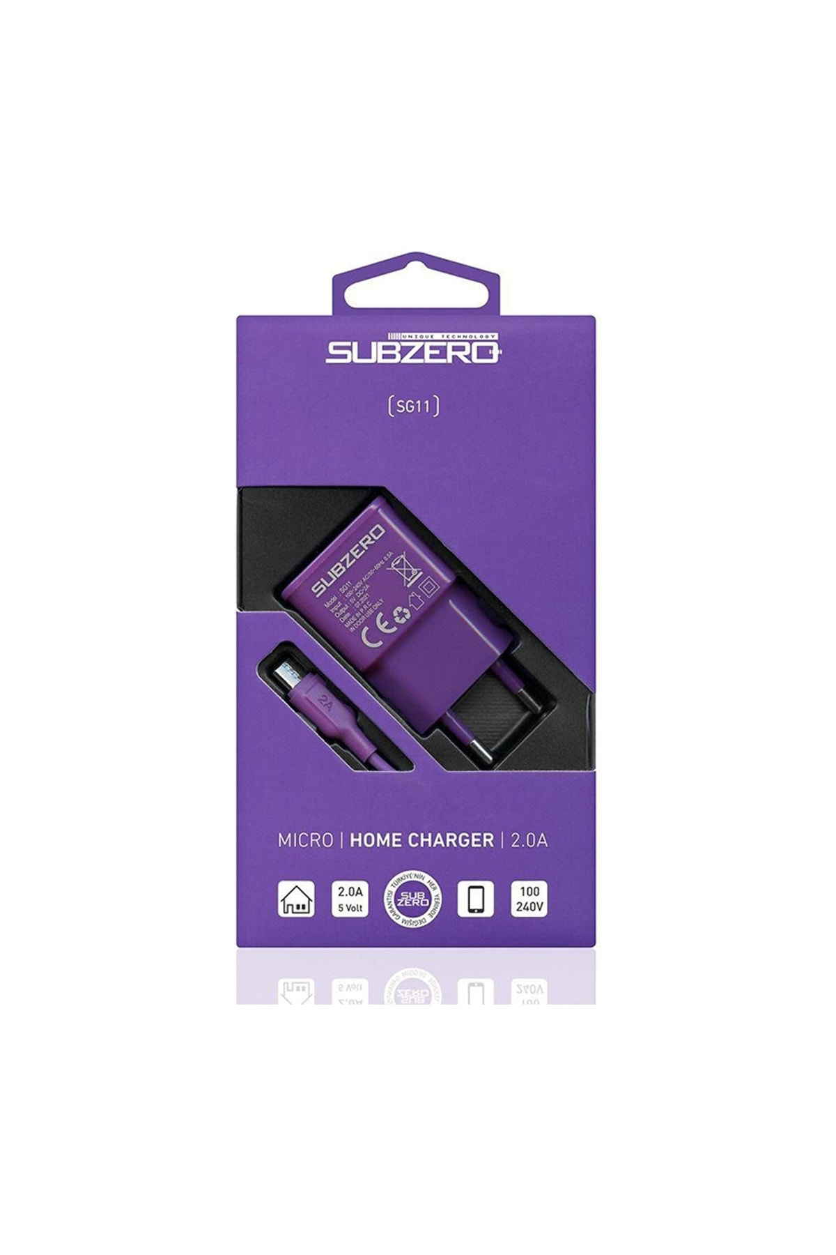 Subzero Şarj Cihazı, 2.0a 5 V Micro Usb Renkli Şarj Aleti Ev Tipi Subzero Şarj Cihazı, 2.0a 5 V Micro Usb Renkli Şarj Aleti Ev Tipi