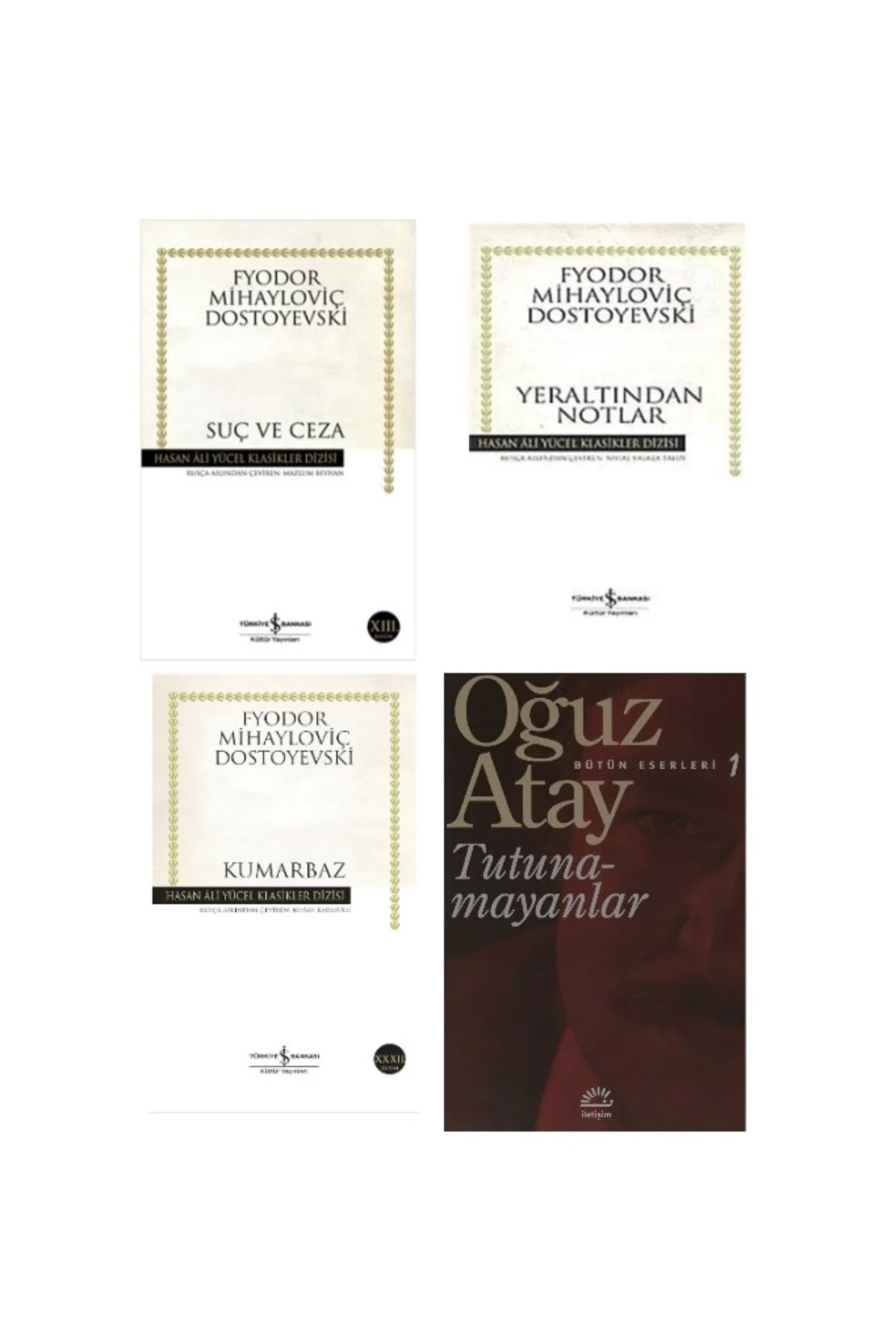 suc ceza ve -yer altindan notlar - kumarbaz - tutunamayanlar = 4 set Fiyatı, Yorumları ve Özellikleri