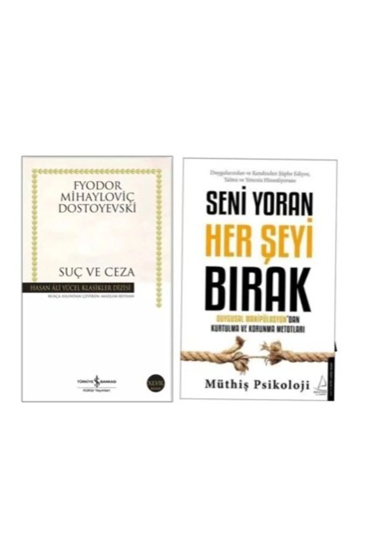 SUC VE CEZA + SENI YORAN HERSEYI BIRAK = 2LI SET SUC VE CEZA + SENI YORAN HERSEYI BIRAK = 2LI SET