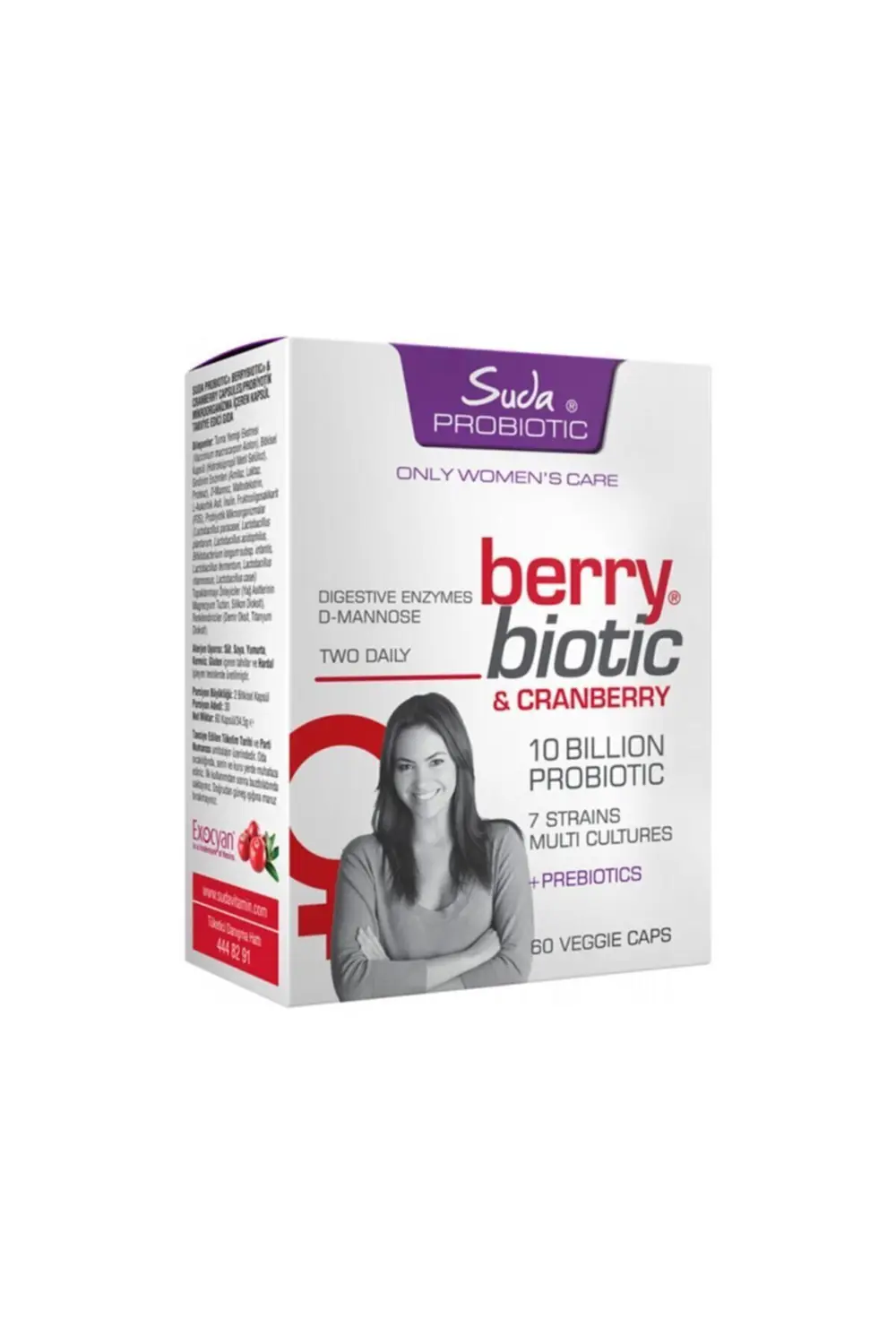 Suda Probiotic Berrybiotic 60 Kapsül