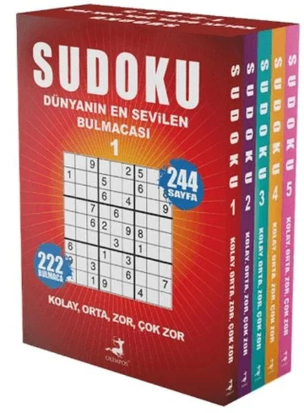 Sudoku 5 Kitap Set Fiyatı, Yorumları ve Özellikleri