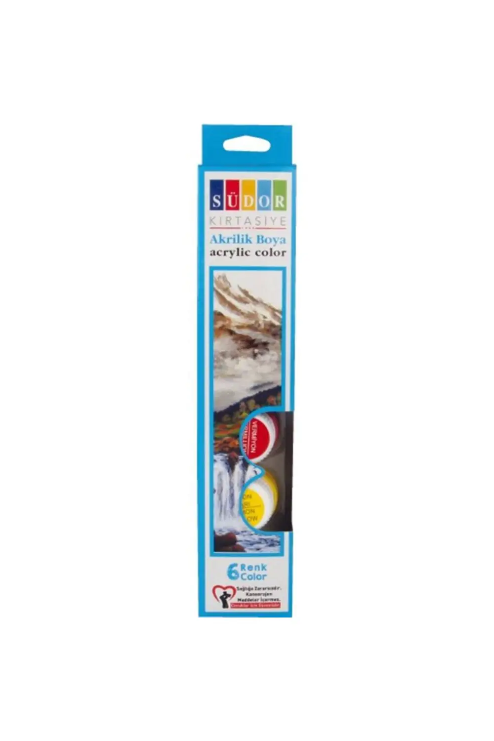 SUDOR AKRİLİK BOYA 6 RENK