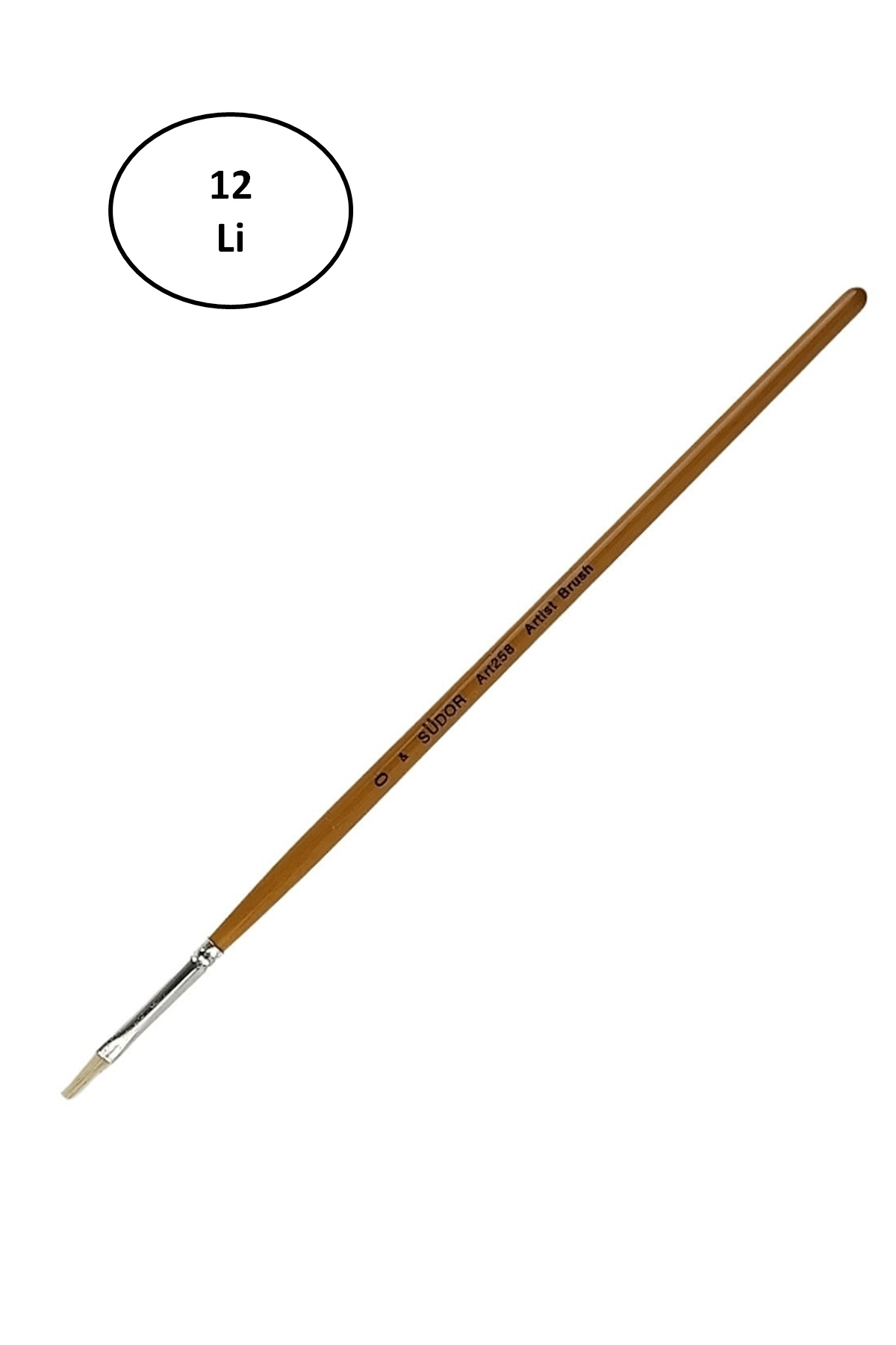 Just Cheap Store Südor Yağlı Boya Fırça 258 No:0 12'Li