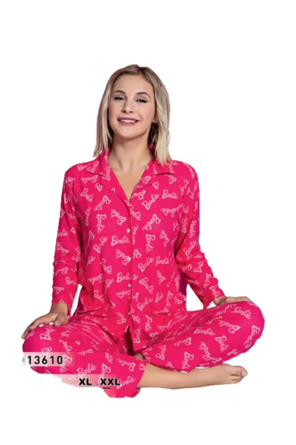 Süet Gömlek Yaka Pijama Takım