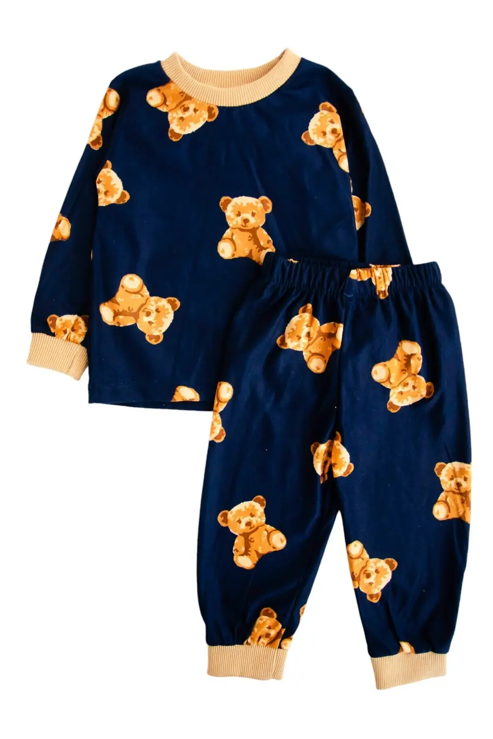 Süet Kumaş 3'Lü Bebek ve Çocuk Kıyafet Seti