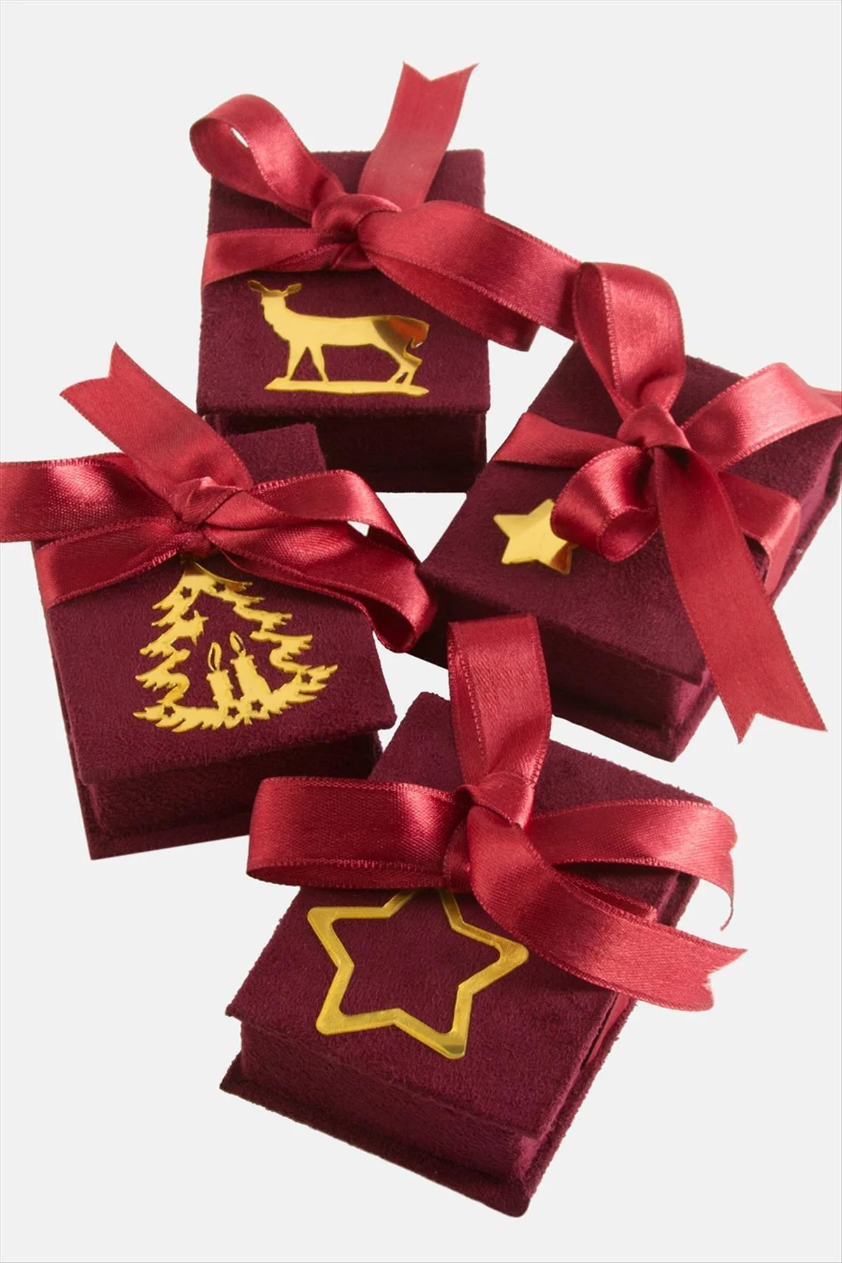 Süet Lüx Set Kolye Kutusu