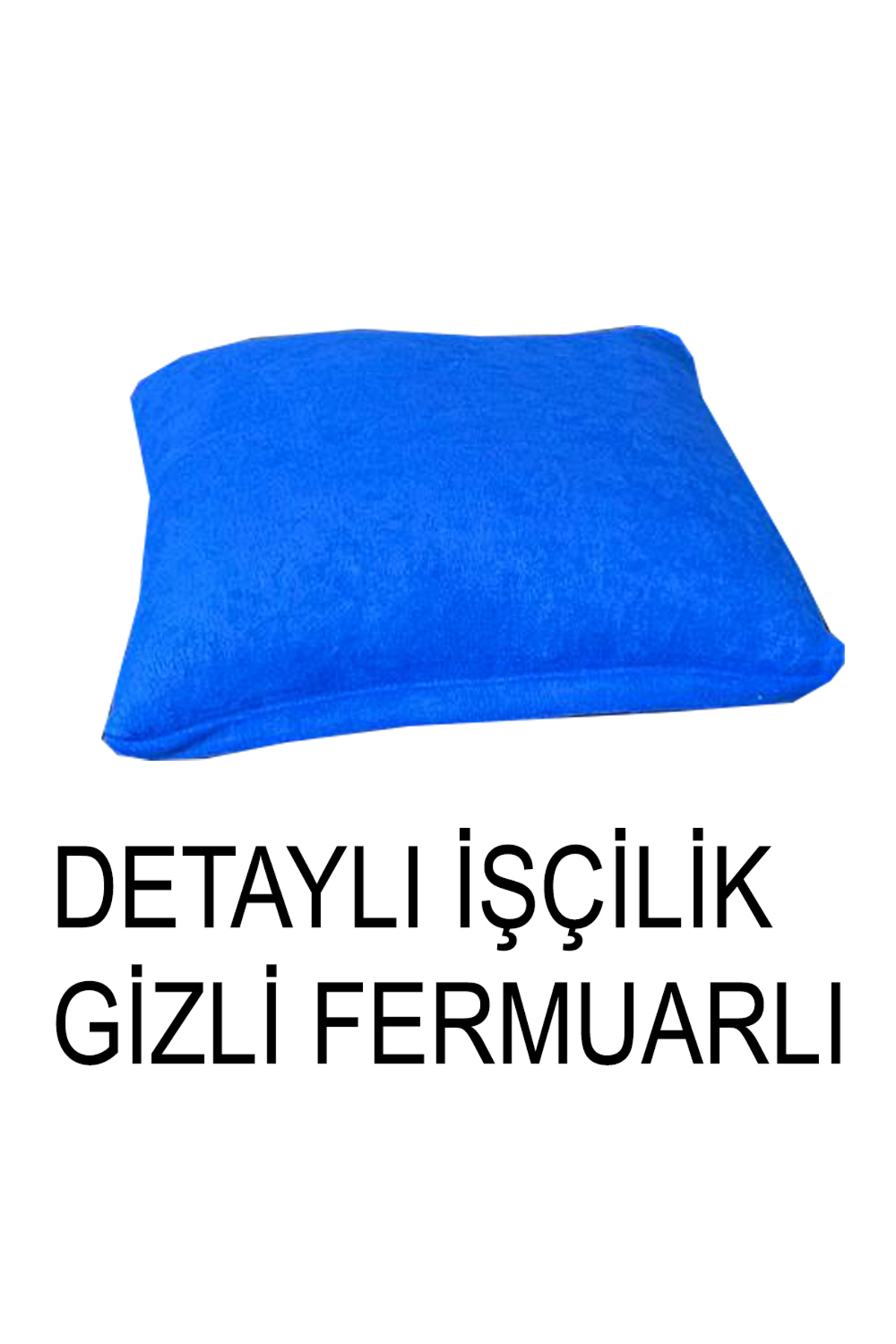 Home Süet Şönil Kumaş 2 Adet Kirlent Kilifi