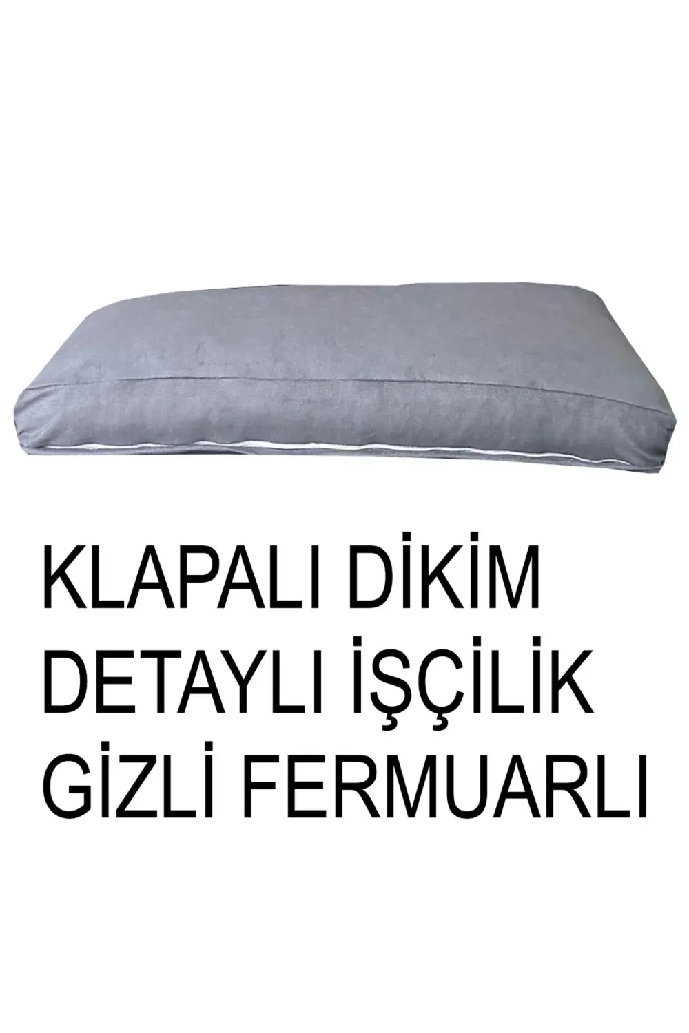 SÜET ŞÖNİL KUMAŞ 2 ADET SIRT MİNDERİ KILIFI