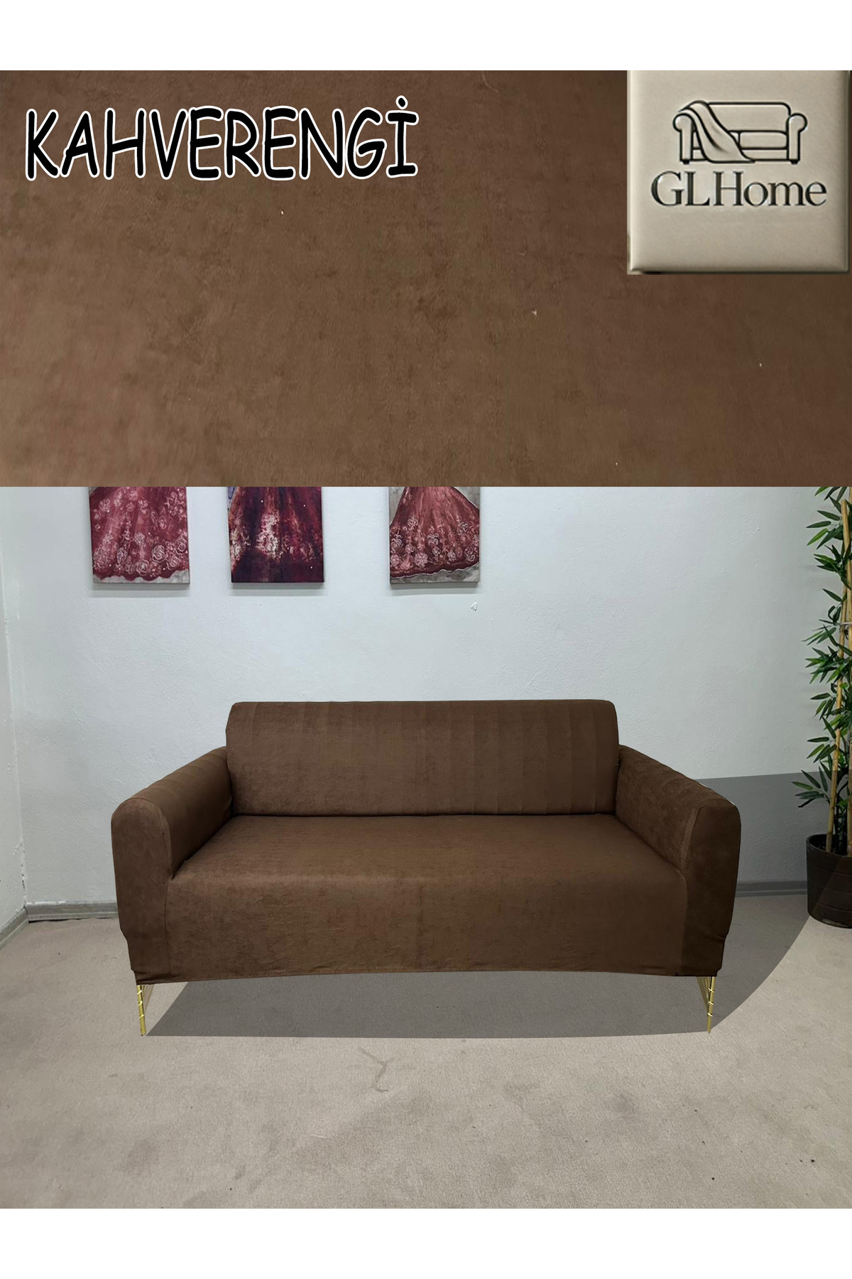 Home Süet Şönil Kumaş 3+2+1+1 Komple Giydirme Kanepe&Çekyat, Bohem, Vb