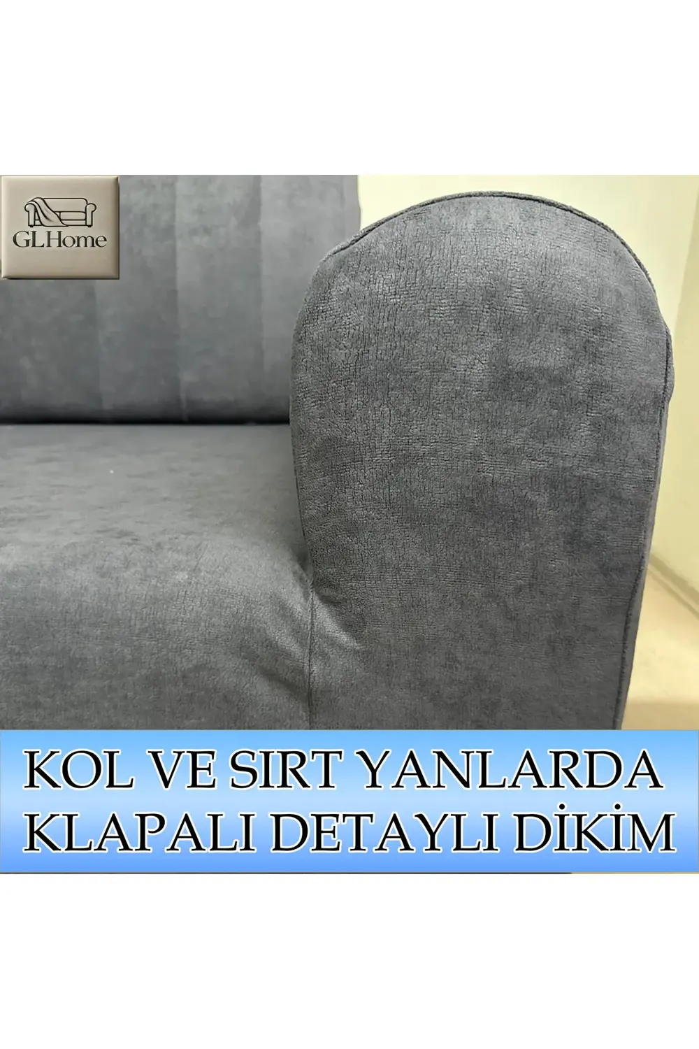 SÜET ŞÖNİL KUMAŞ 3Lü Komple Giydirme Kanepe & Çekyat, Bohem, Port