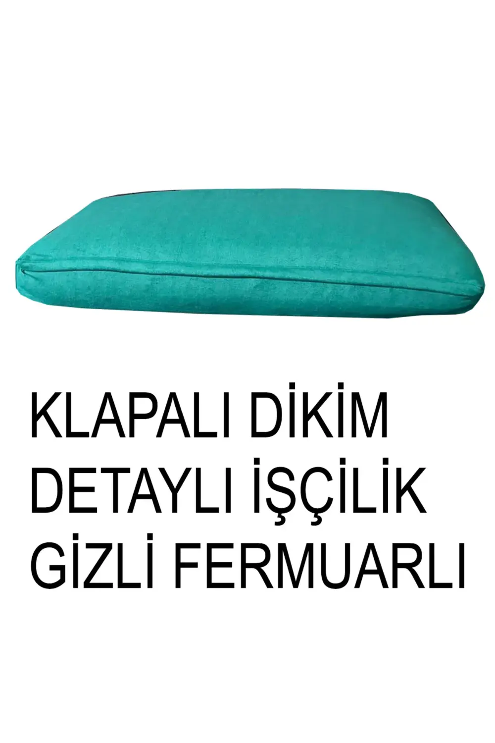 SÜET ŞÖNİL KUMAŞ 4 ADET SIRT MİNDERİ KILIFI