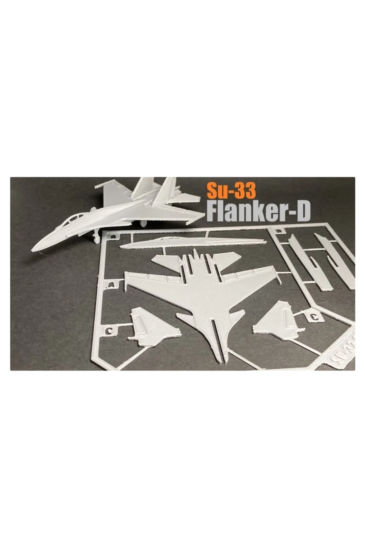 Suhoy Su-33 Flanker-d Maket Uçak Kartı