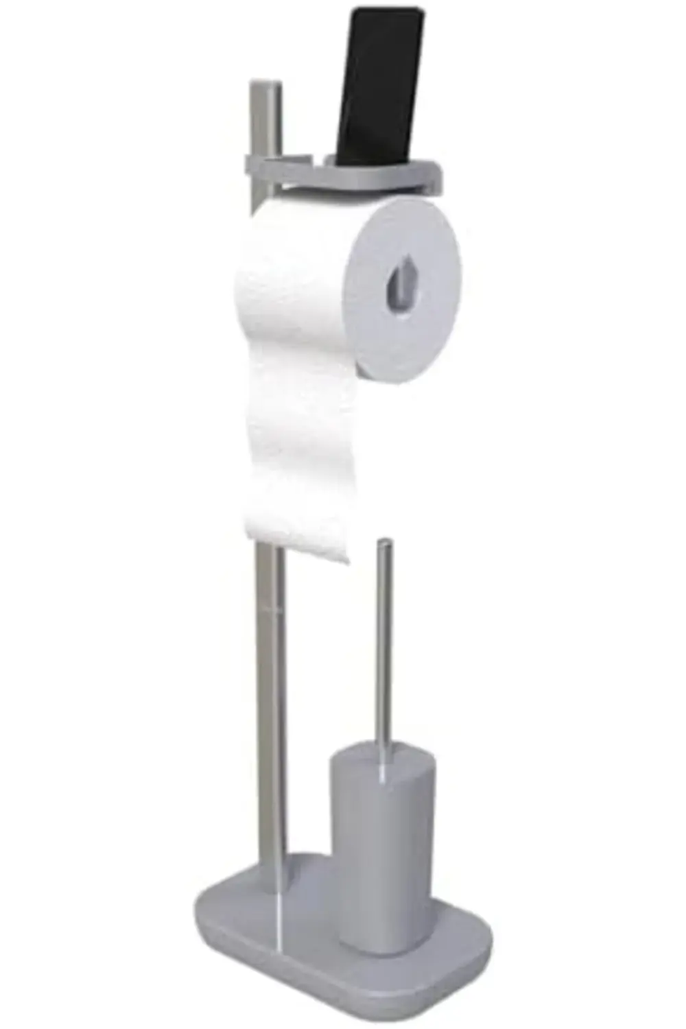 Suı Tuvalet Kağıtlık Tuvalet Fırçalı-Gri M-E75T-07 1178367