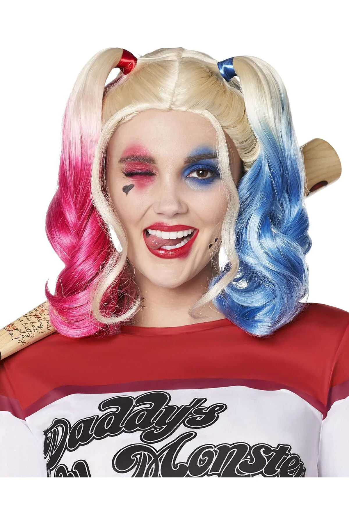 Suicide Squad Harley Quinn Kostüm Peruk (5060)