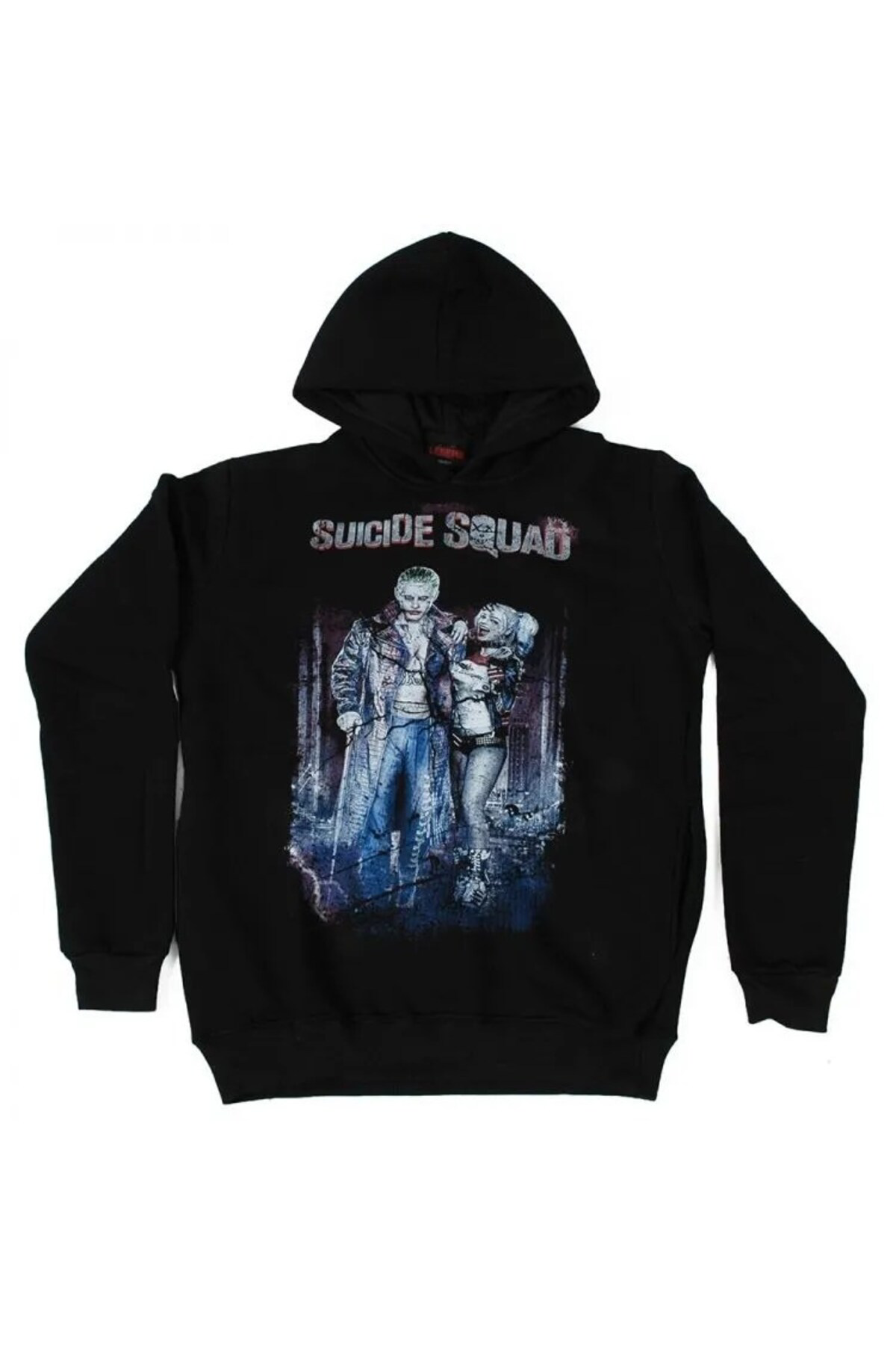 Suicide Squad Joker No: 2 Kapüşonlu Sweatshirt Hoodie Siyah