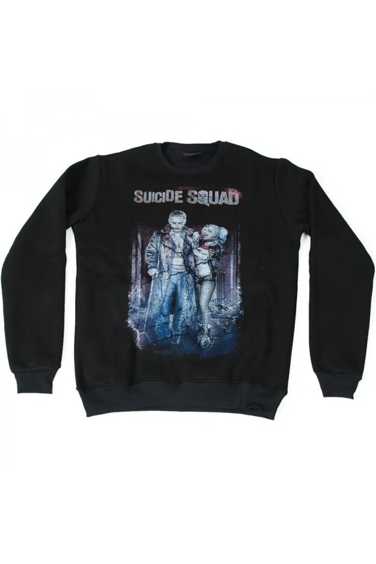Suicide Squad Joker No: 2 Sweatshirt Siyah