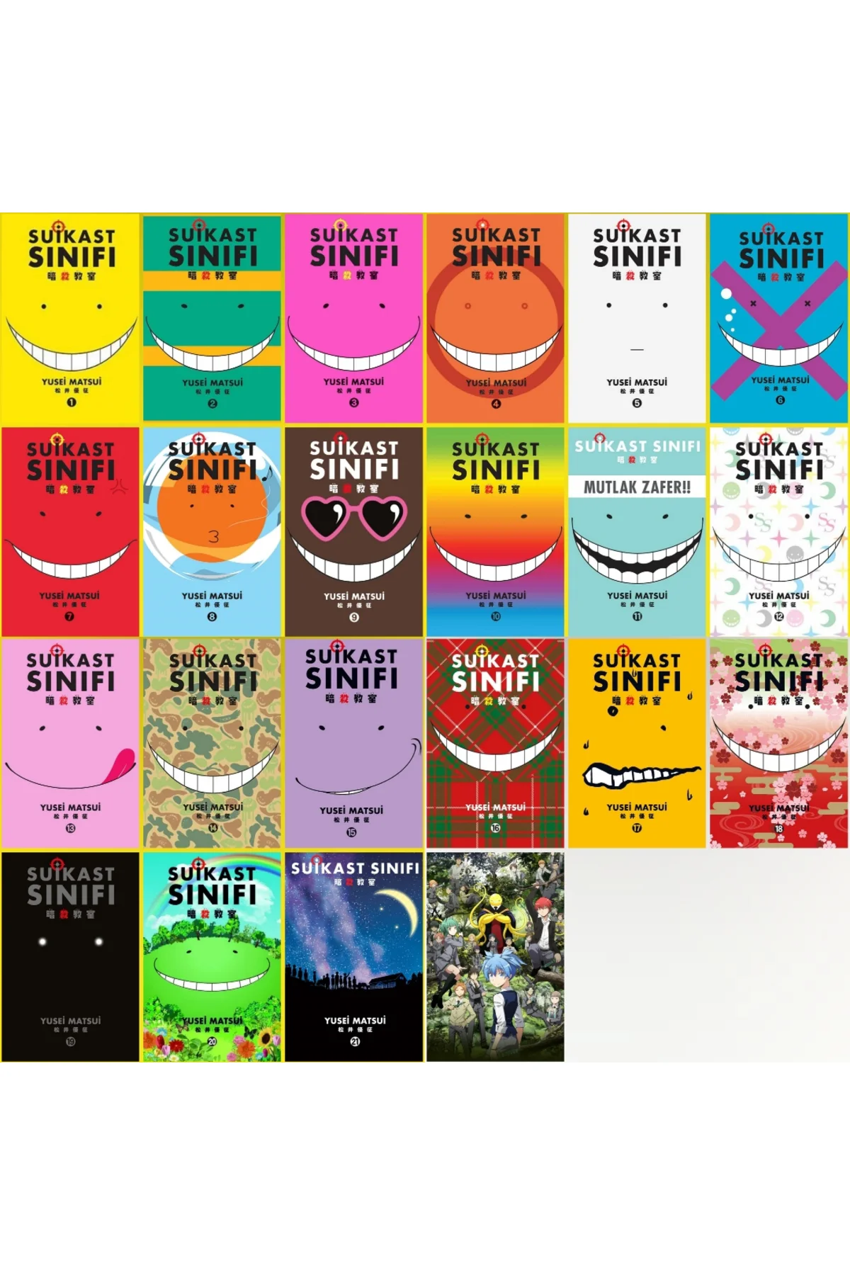 Suikast Sınıfı 1-21 Arası Ciltler Eksiksiz Tam Set Fiyatı, Yorumları ve Özellikleri