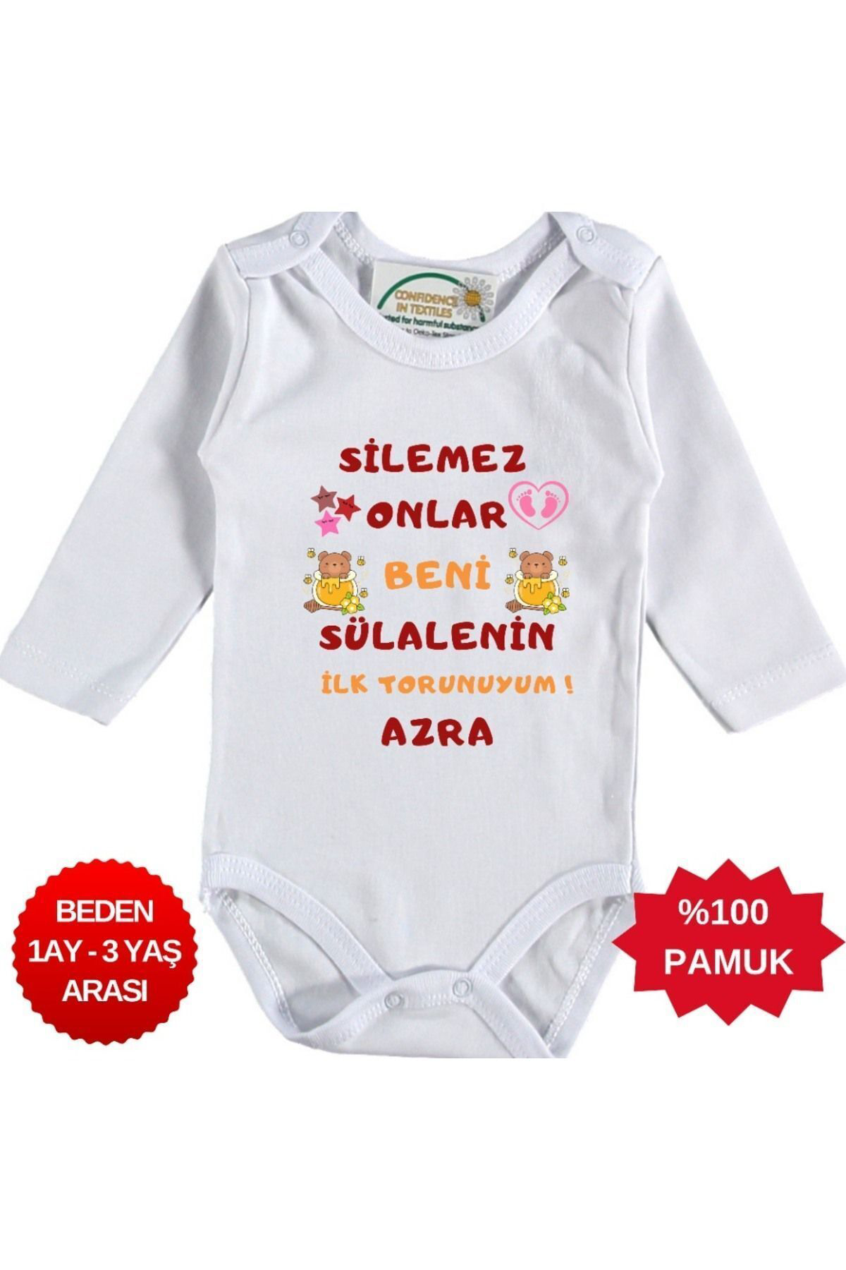 Sülalenin ilk Torunuyum Yazılı Kişiye özel Kız Bebek Zıbın Fiyatı, Yorumları ve Özellikleri