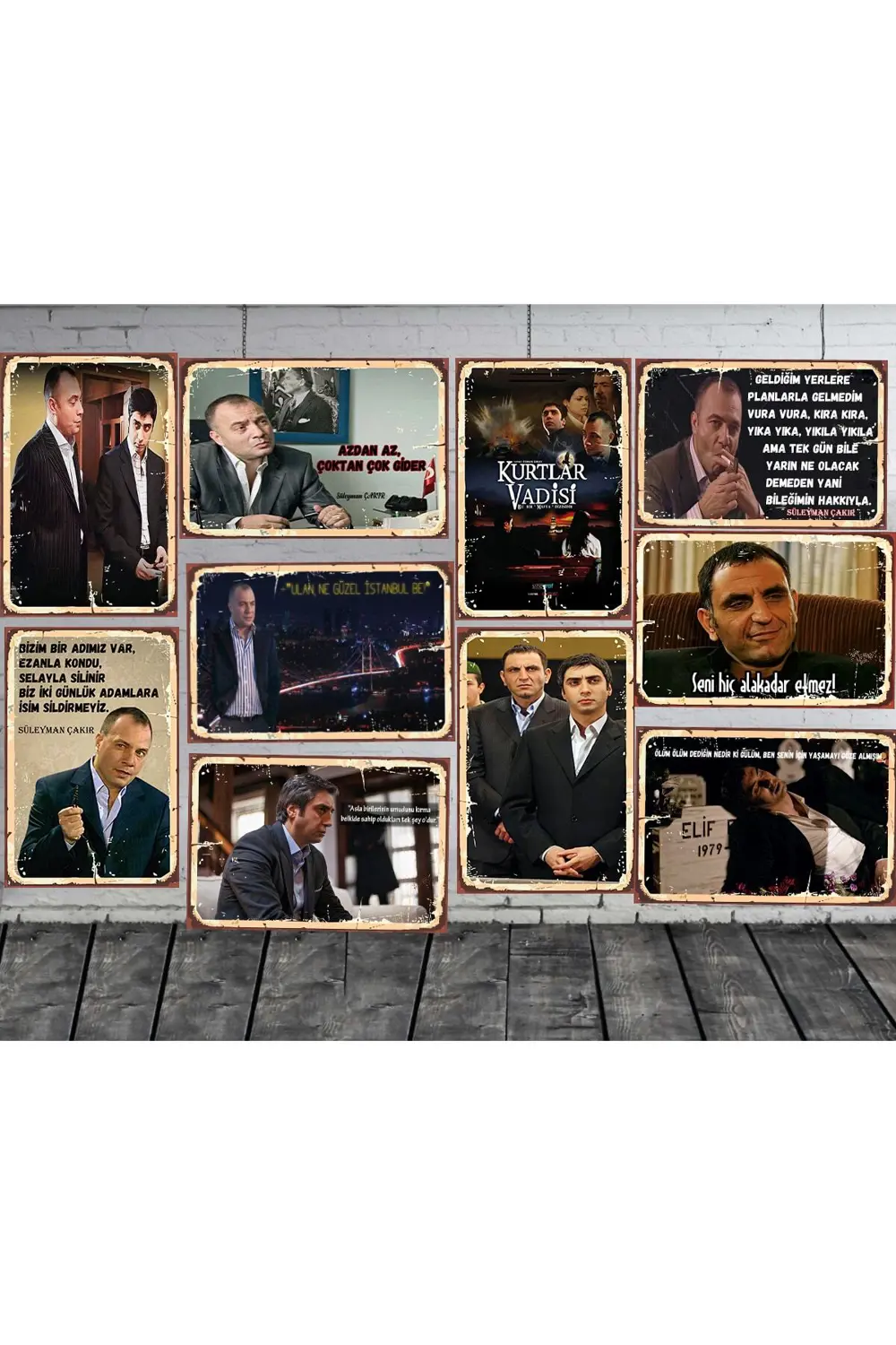 Süleyman Çakır Polat Alemdar 10 Adet 20x30x Cm Mdf Ahşap Poster S Fiyatı, Yorumları ve Özellikleri