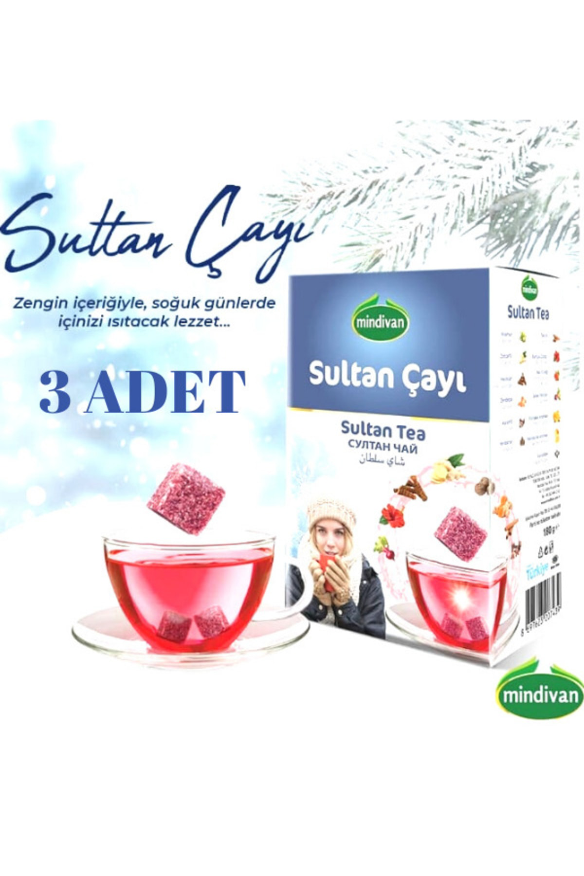 Mindivan Sultan Çayı 180 G * 3 Adet