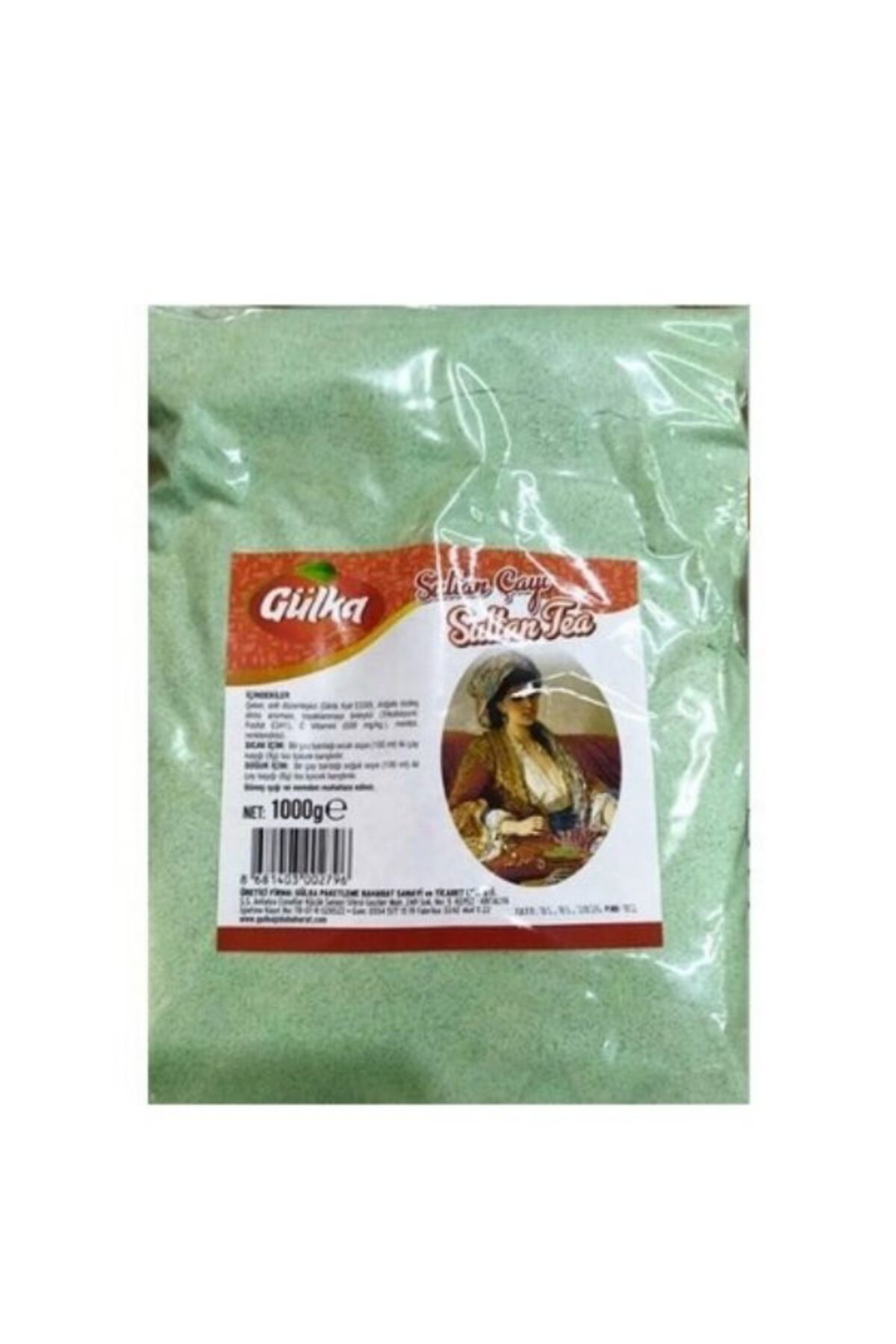 Sultan Çayı Mentollü Toz Karışık Bitki Çayı Yeşil 1 Kg (sultan Te