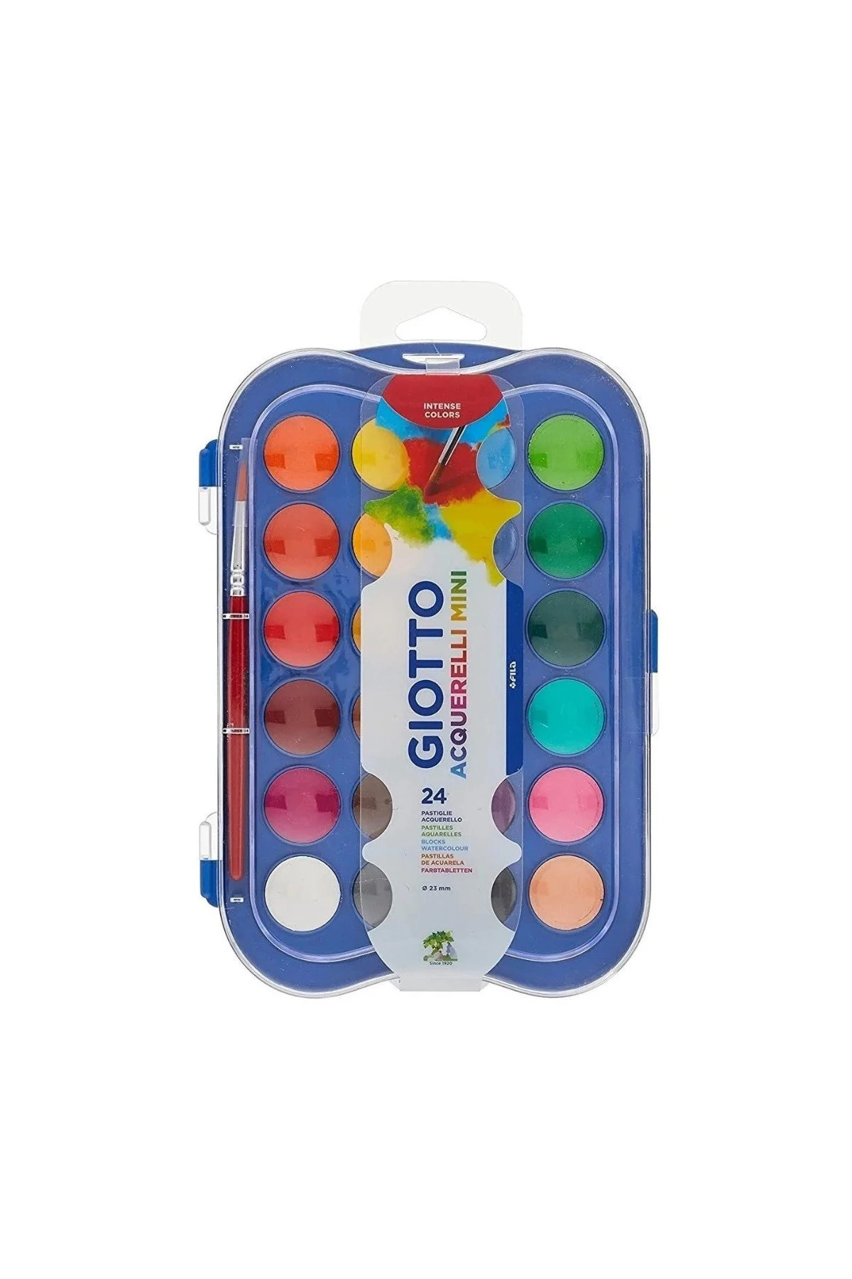 Giotto Sulu Boya 24 Renk Plastik Kutu Set / 352600