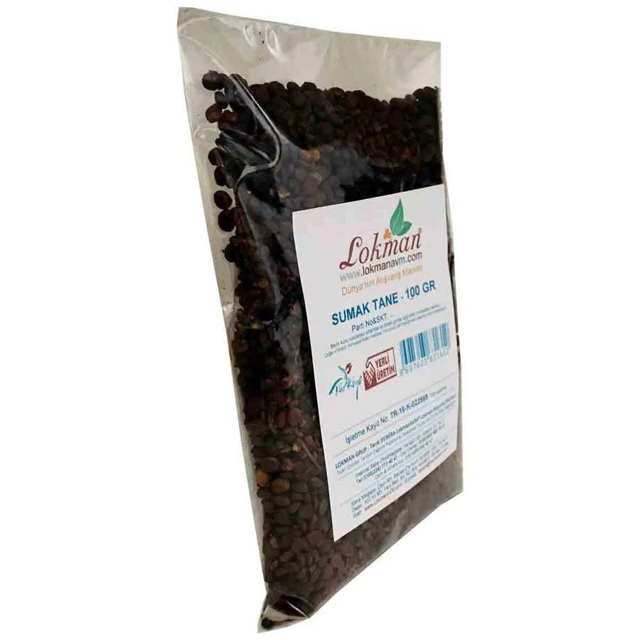 Sumak Tane Doğal 100 Gr - Katkısız ve Saf Baharat Sumak Tane Doğal 100 Gr - Katkısız ve Saf Baharat