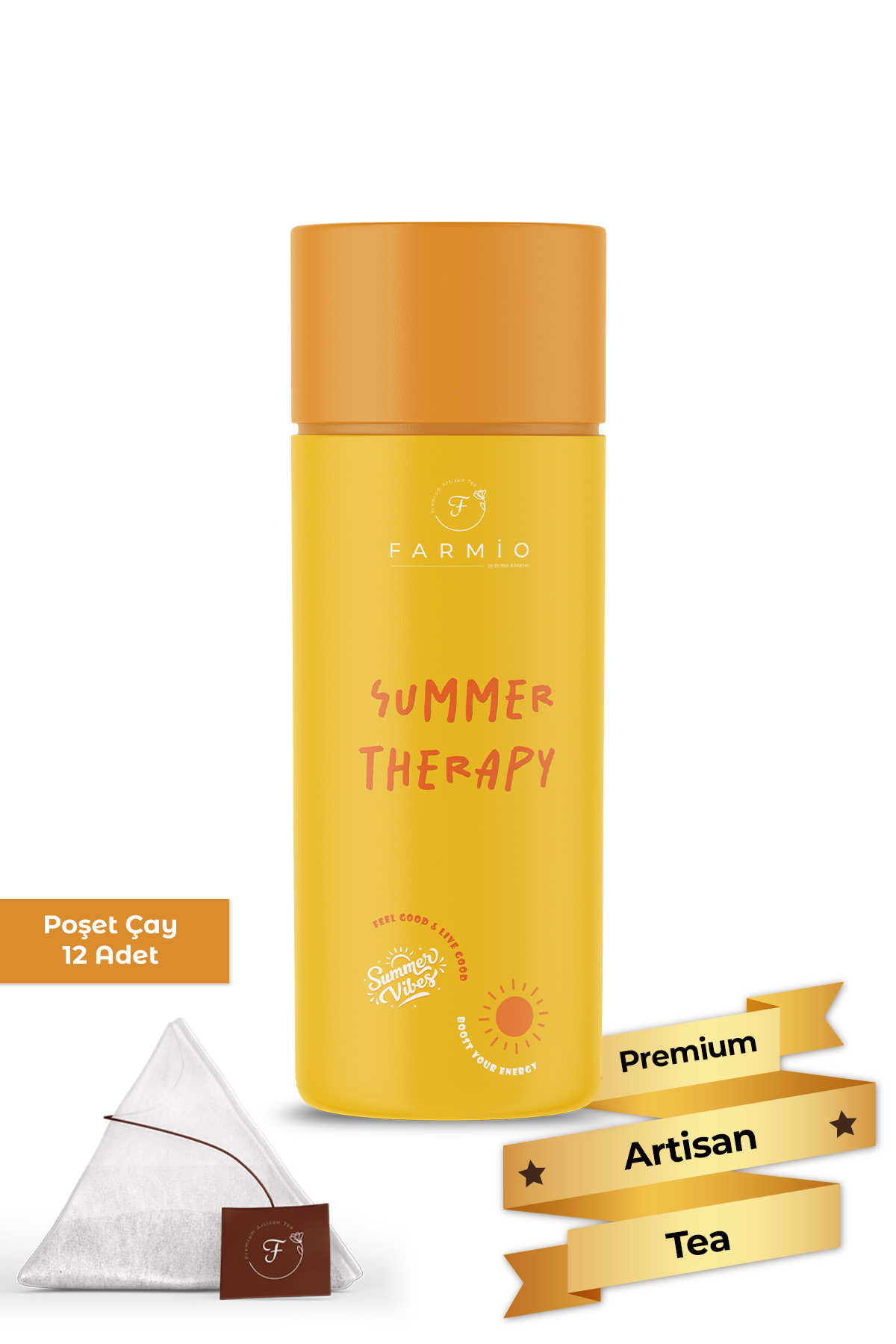 SUMMER THERAPY – Oolong Çayı – 12 poşet – Şeftali ve Kayısılı Ool