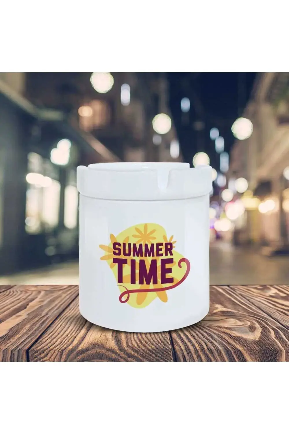 Summer Time Baskılı Küllük Kül Tablası- Kl265
