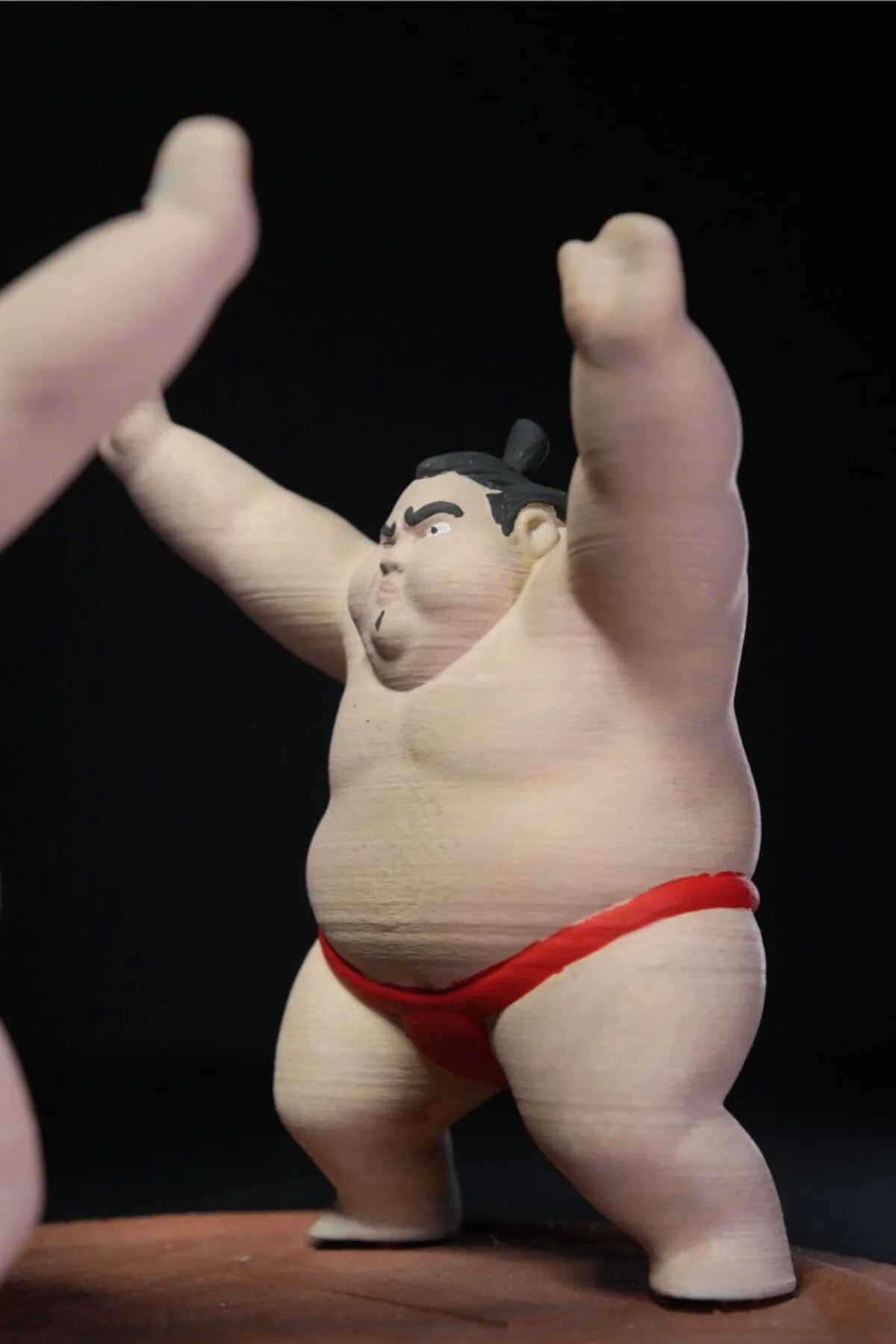 Sumo Peçetelik Sumo Güreşçileri Masaüstü Dekoratif Peçetelik