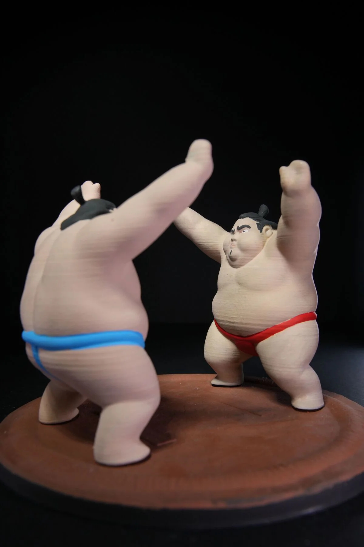 Sumo Peçetelik Sumo Güreşçileri Masaüstü Dekoratif Peçetelik