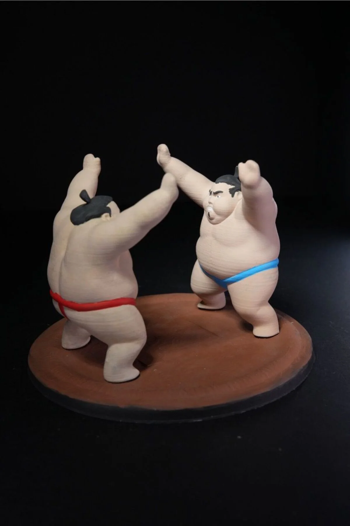 Sumo Peçetelik Sumo Güreşçileri Masaüstü Dekoratif Peçetelik
