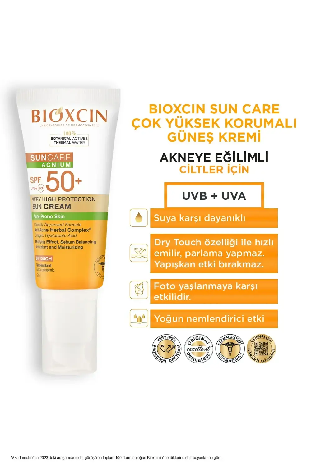 Sun Care Akneye Eğilimli Ciltler Için Güneş Kremi 50 Spf 50 Ml -