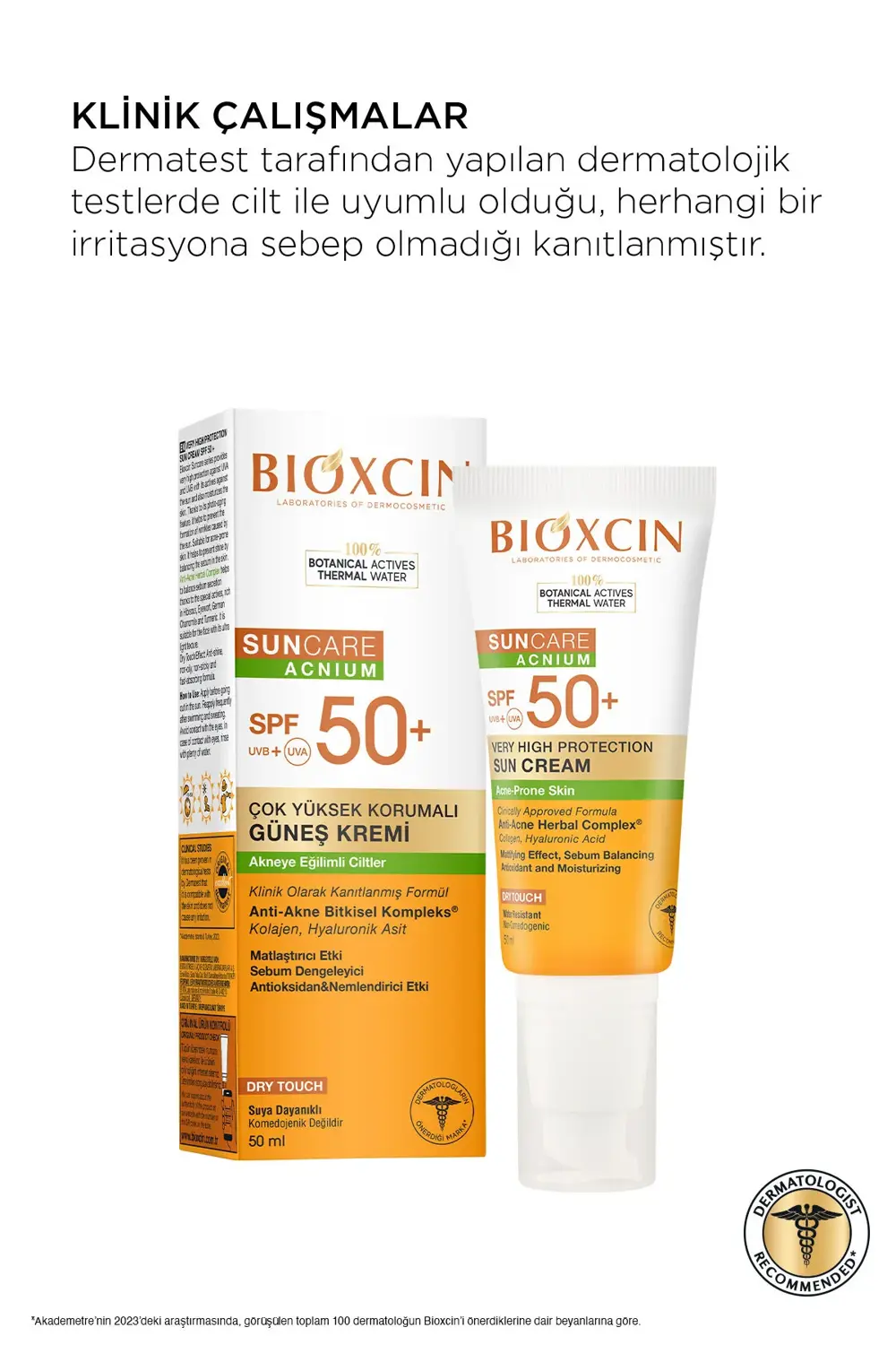 Sun Care Akneye Eğilimli Ciltler Için Güneş Kremi 50 Spf 50 Ml -