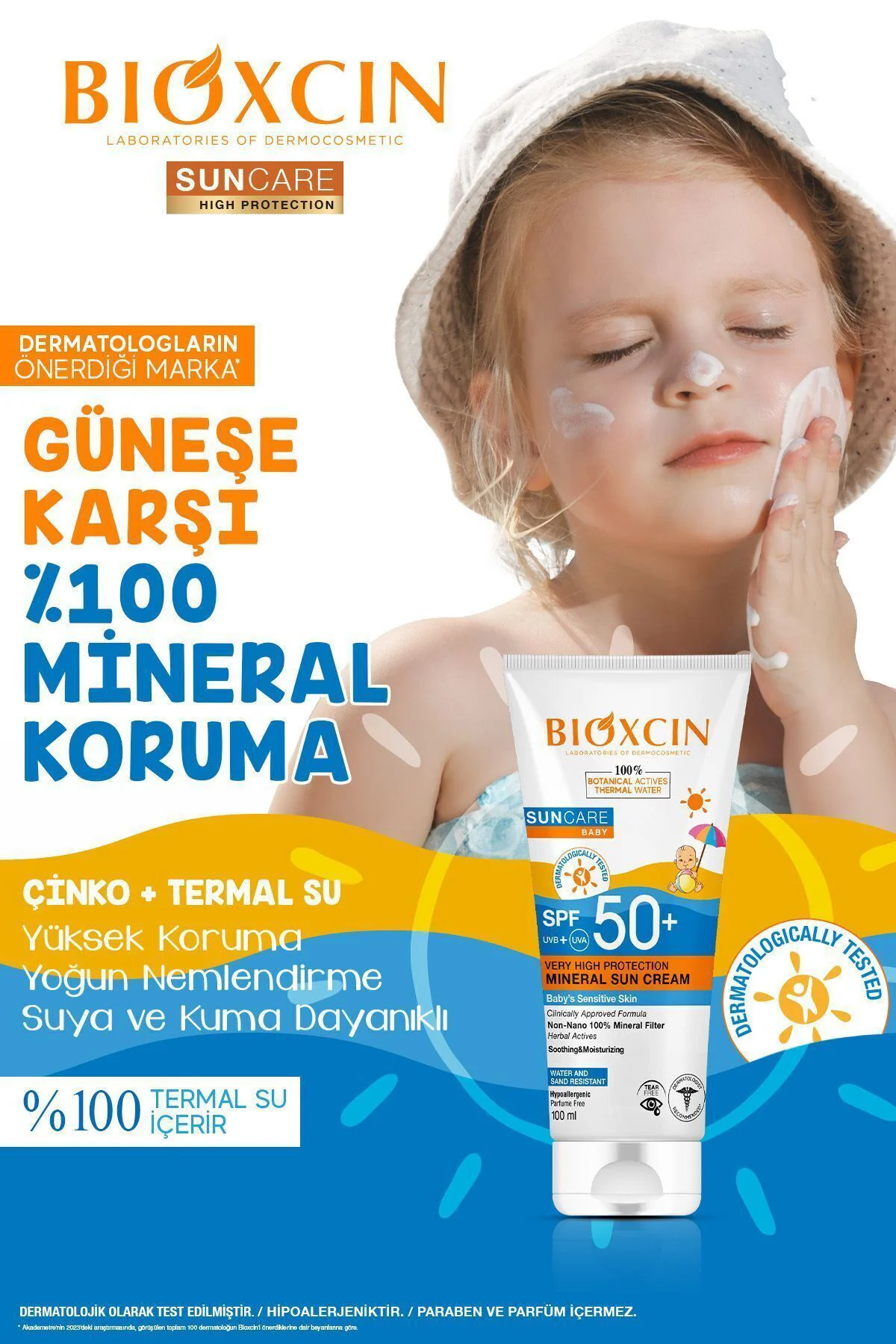 Sun Care Hassas Ciltler Için Çok Yüksek Korumalı Mineral Güneş Kr