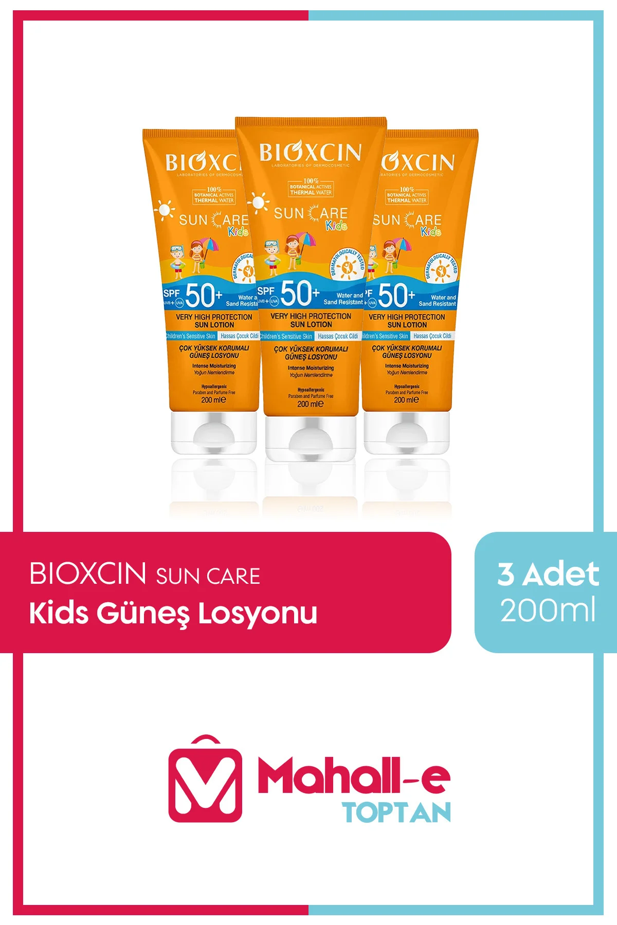 Sun Care Kids Güneş Losyonu Spf 50+ 300 ml 3 Adet