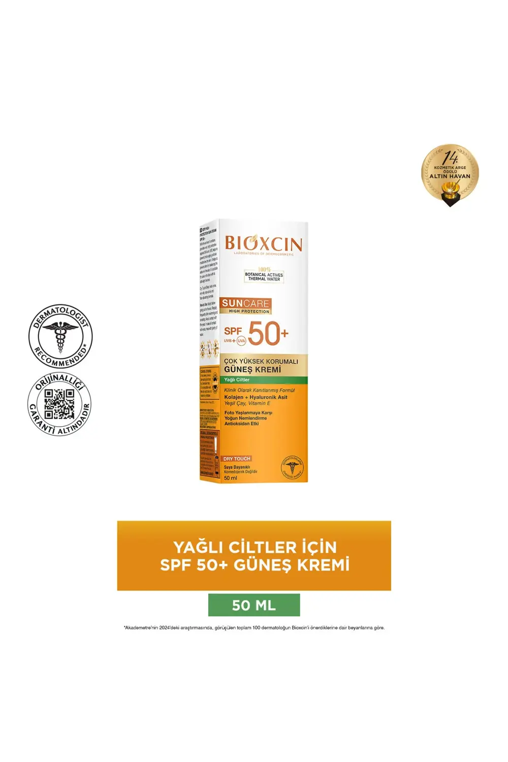 Sun Care Spf 50 Çok Yüksek Korumalı Güneş Kremi 50 ml Karma Yağlı