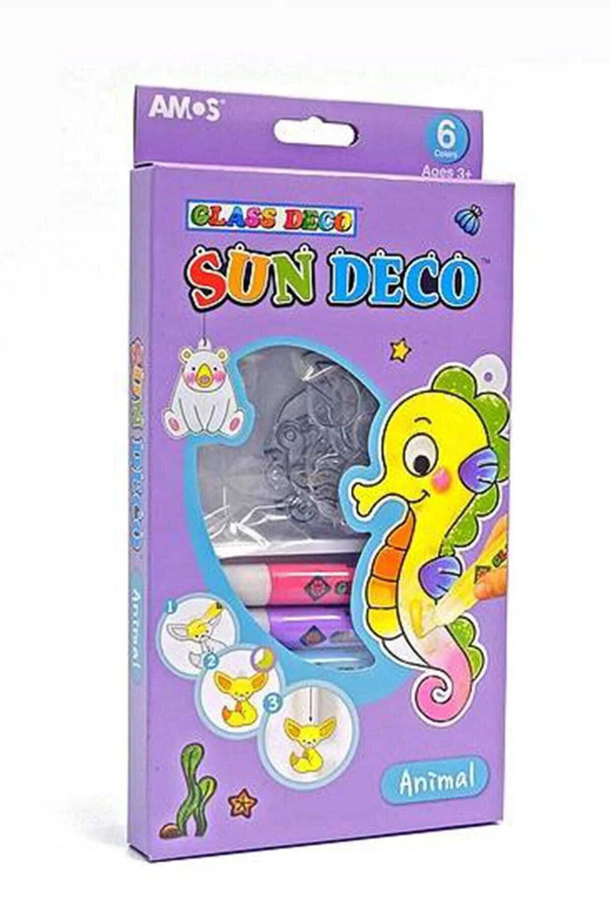 Sun Deco Animal Jel Boya 6 Renk X 10.5 Ml + 6 Pleksi Sun Deco Animal Jel Boya 6 Renk X 10.5 Ml + 6 Pleksi