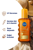SUN Güneş Koruyucu Nemlendirici Vücut Spreyi SPF50 200ml, Karoten SUN Güneş Koruyucu Nemlendirici Vücut Spreyi SPF50 200ml, Karoten