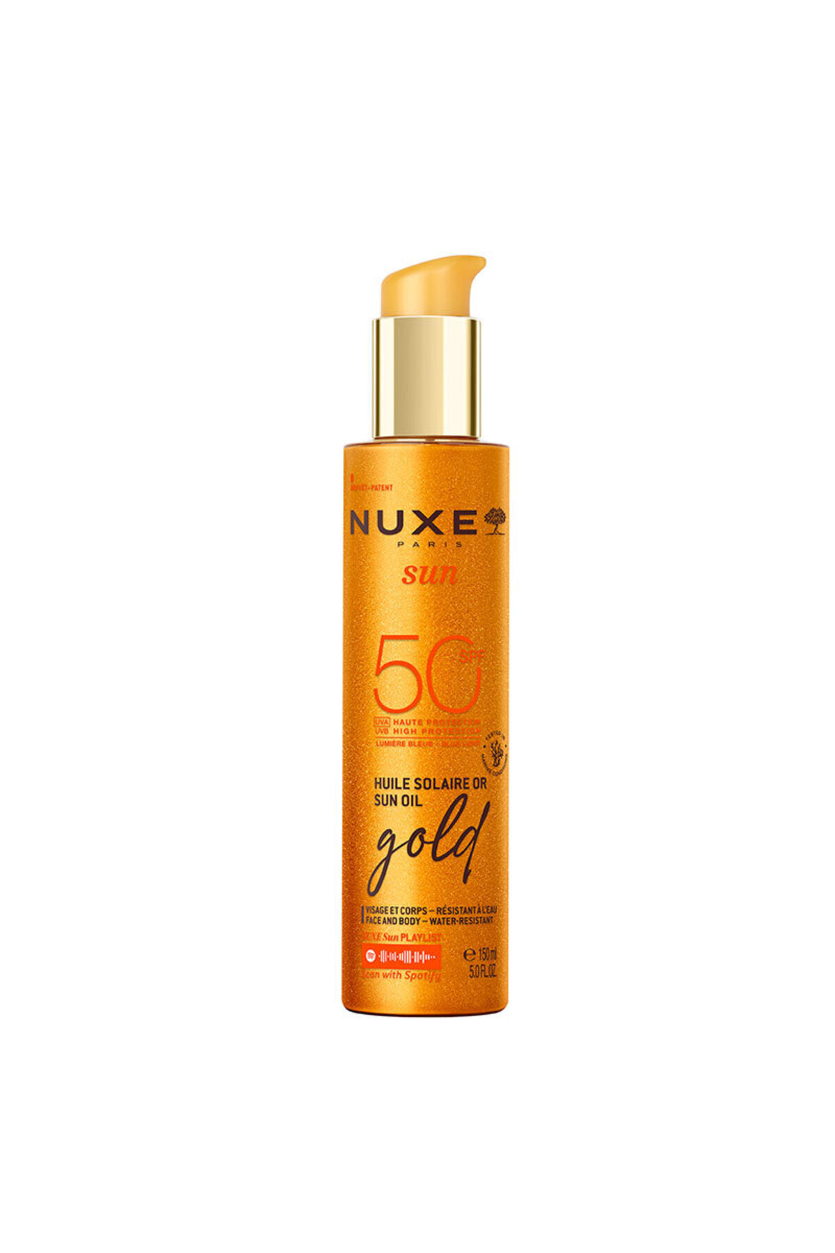 Nuxe Sun Spf50 Gold Altın Parıltılı Güneş Yağı 150 Ml 3264680042003