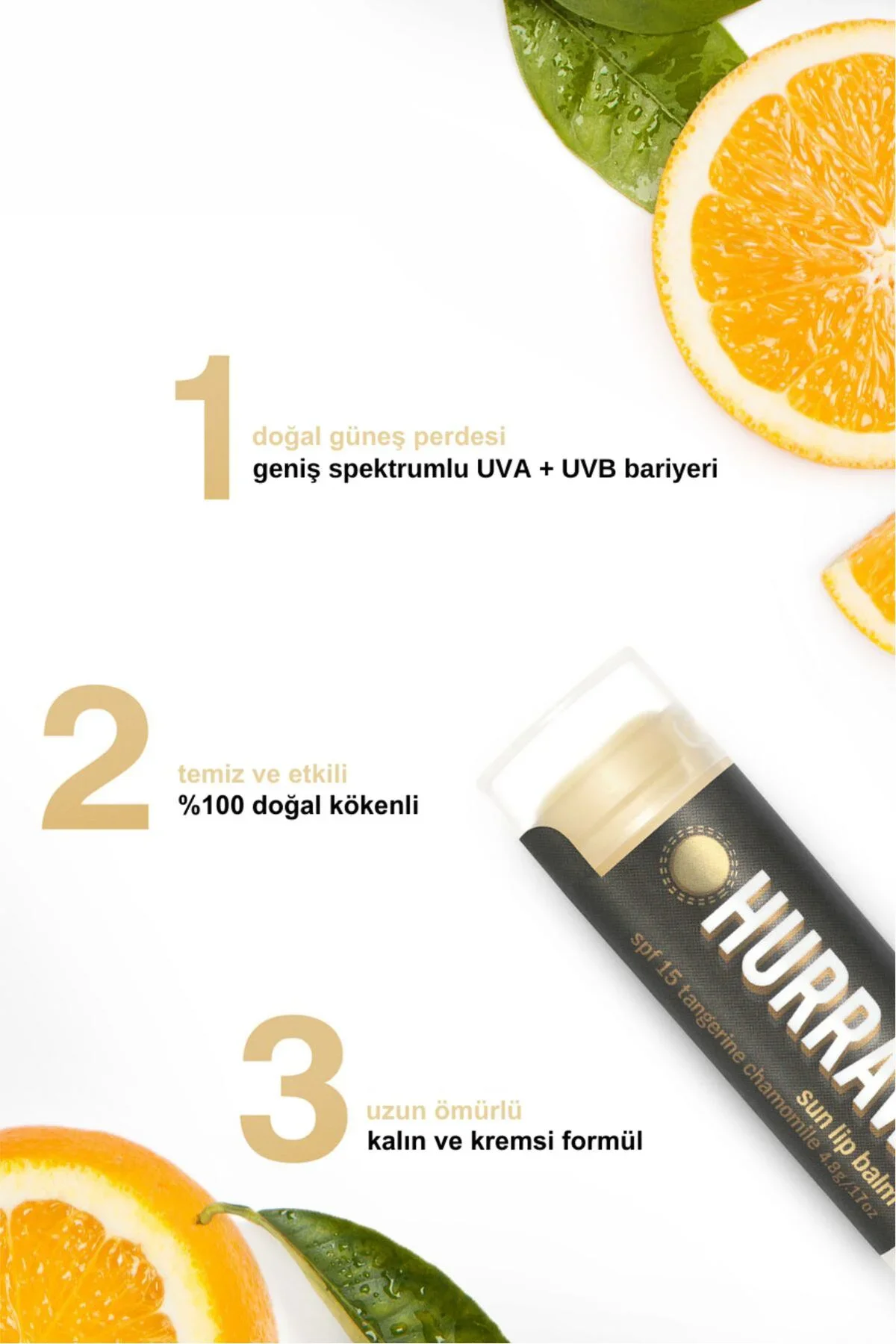 Sun Lip Balm Güneş Koruyuculu Spf15 4.8g - Görsel 4