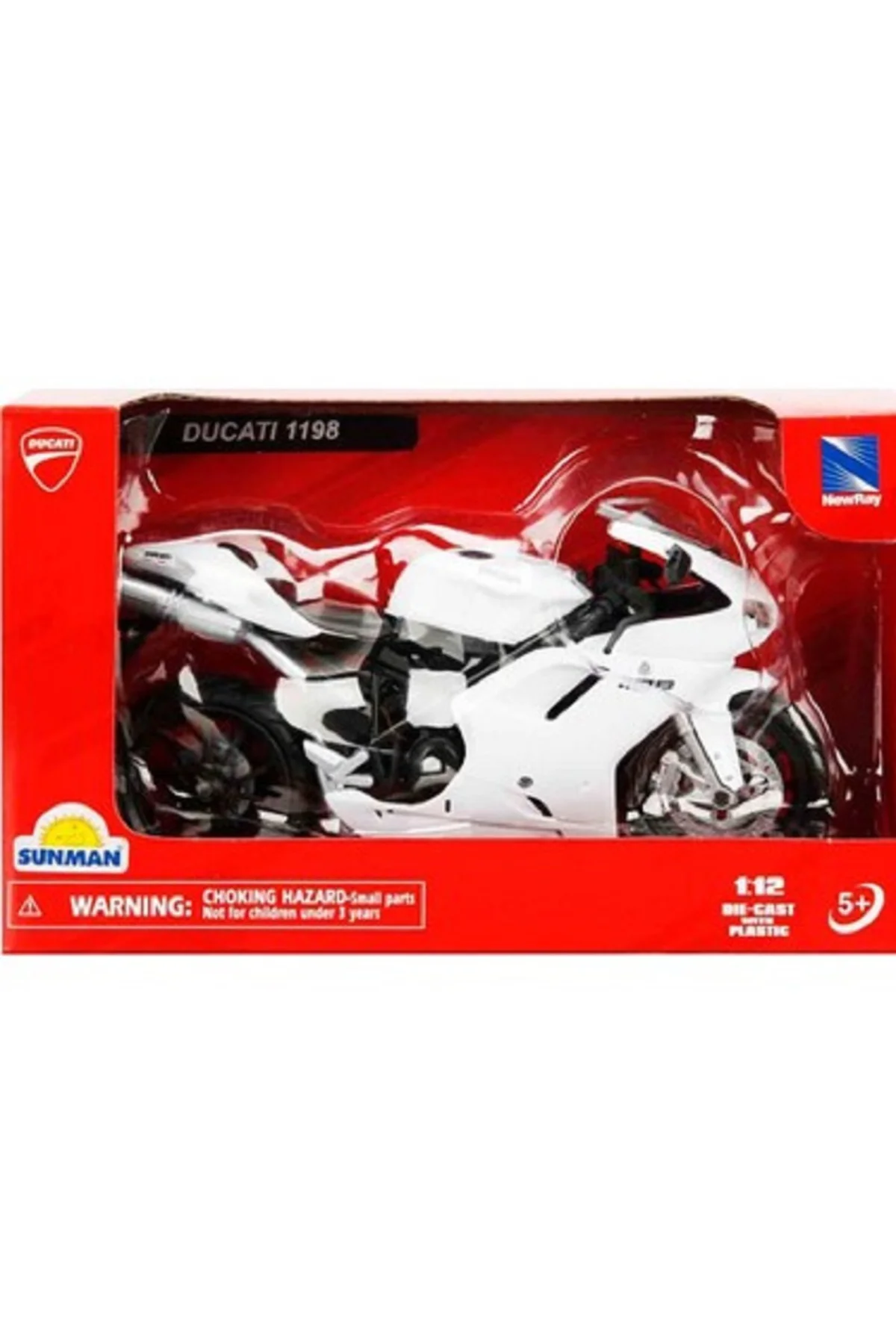 Sun-Nry-1/12 Motor Ducati 1198 Beyaz