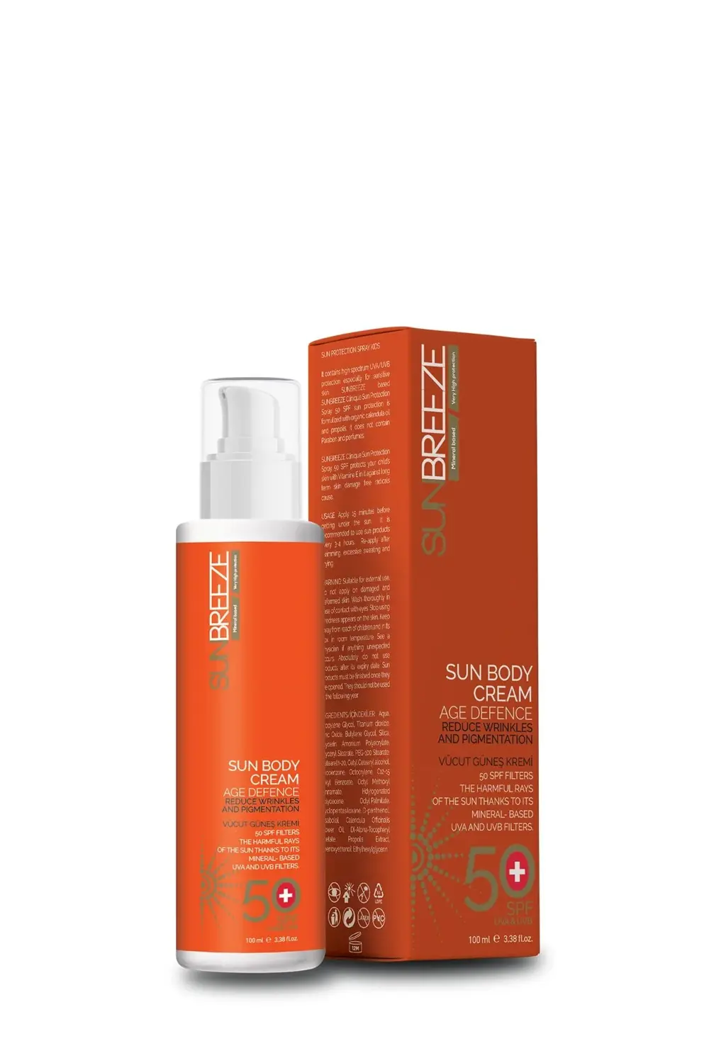 Sunbreeze Spf 50+ Güneş Kremi - Hafif, Hızlı Emilen, Nemlendirici