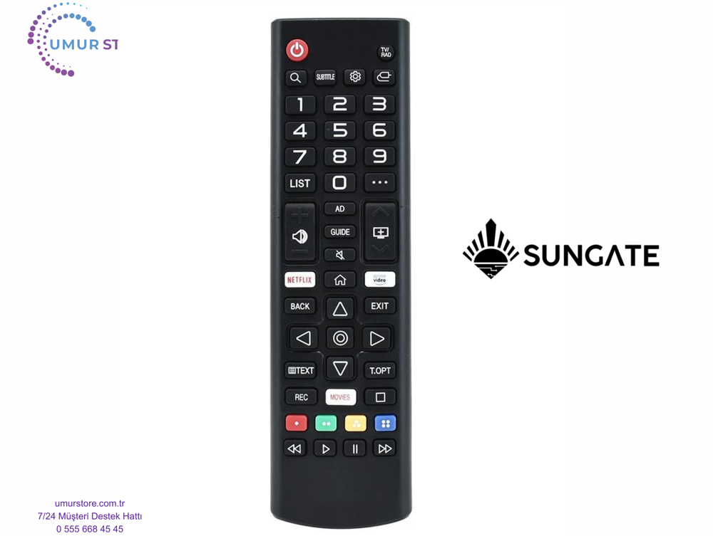 Sungate SG-5001 4K Webos Televizyon Kumandası-Mikrofonsuz Sungate SG-5001 4K Webos Televizyon Kumandası-Mikrofonsuz
