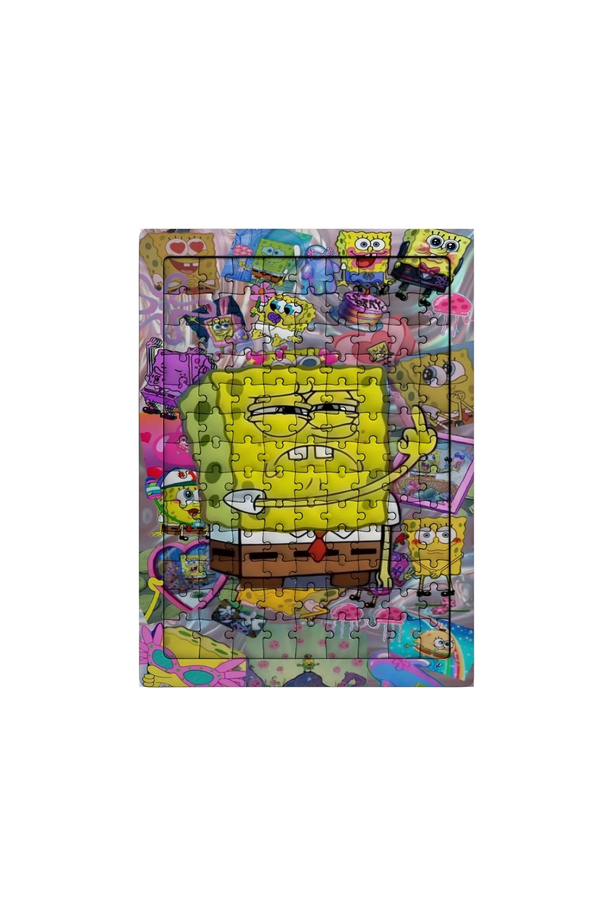 Sünger Bob 99 Parça Ayaklı Puzzle – Dekoratif Çocuk Yapbozu 009