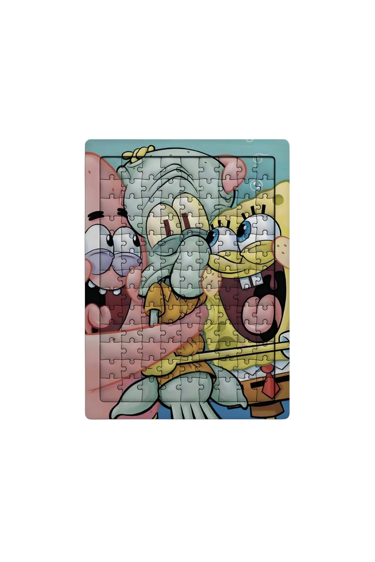 Sünger Bob 99 Parça Ayaklı Puzzle – Dekoratif Çocuk Yapbozu 0126