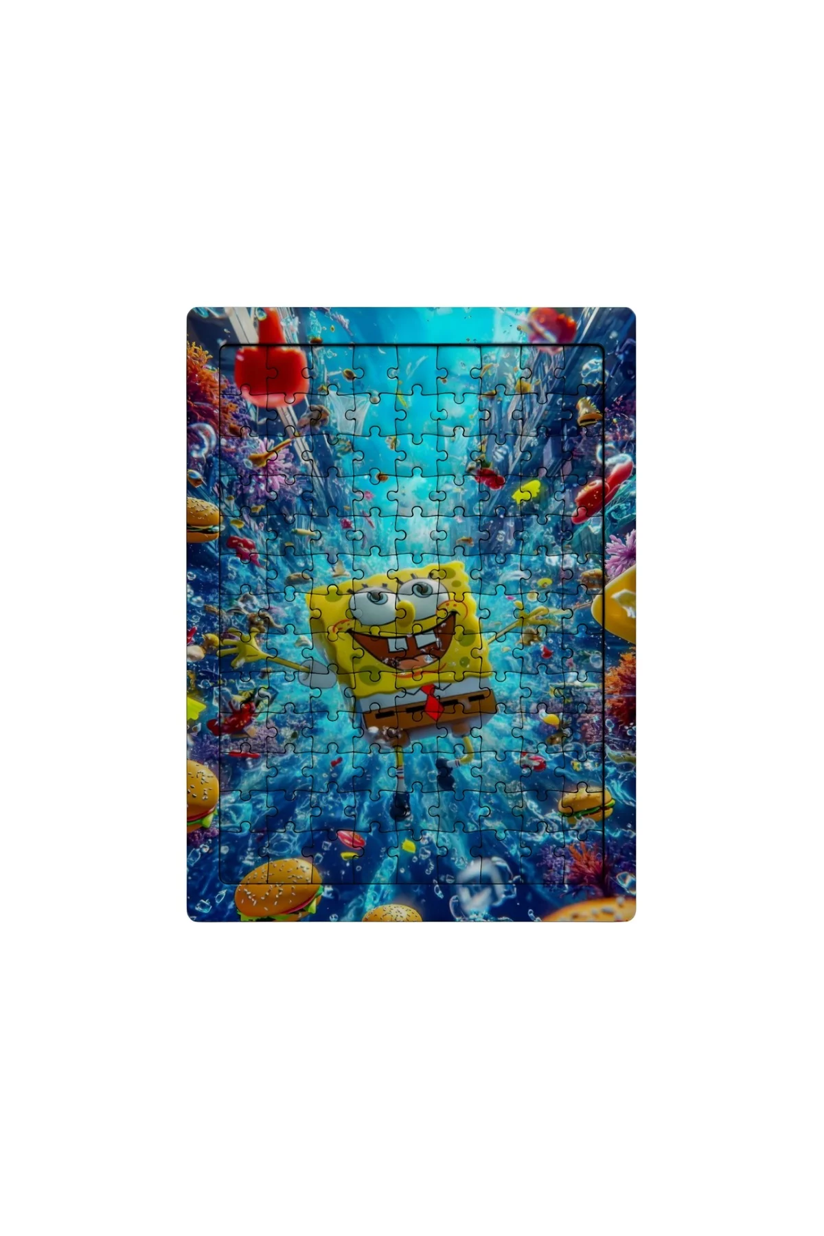 Sünger Bob 99 Parça Ayaklı Puzzle – Dekoratif Çocuk Yapbozu 006