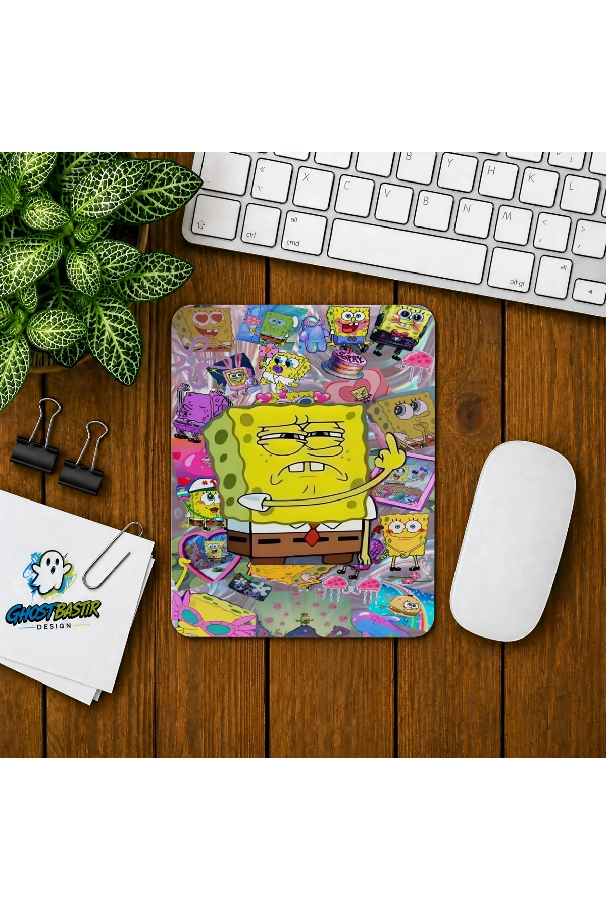 Sünger Bob Baskılı Oyuncu Mousepad 0297