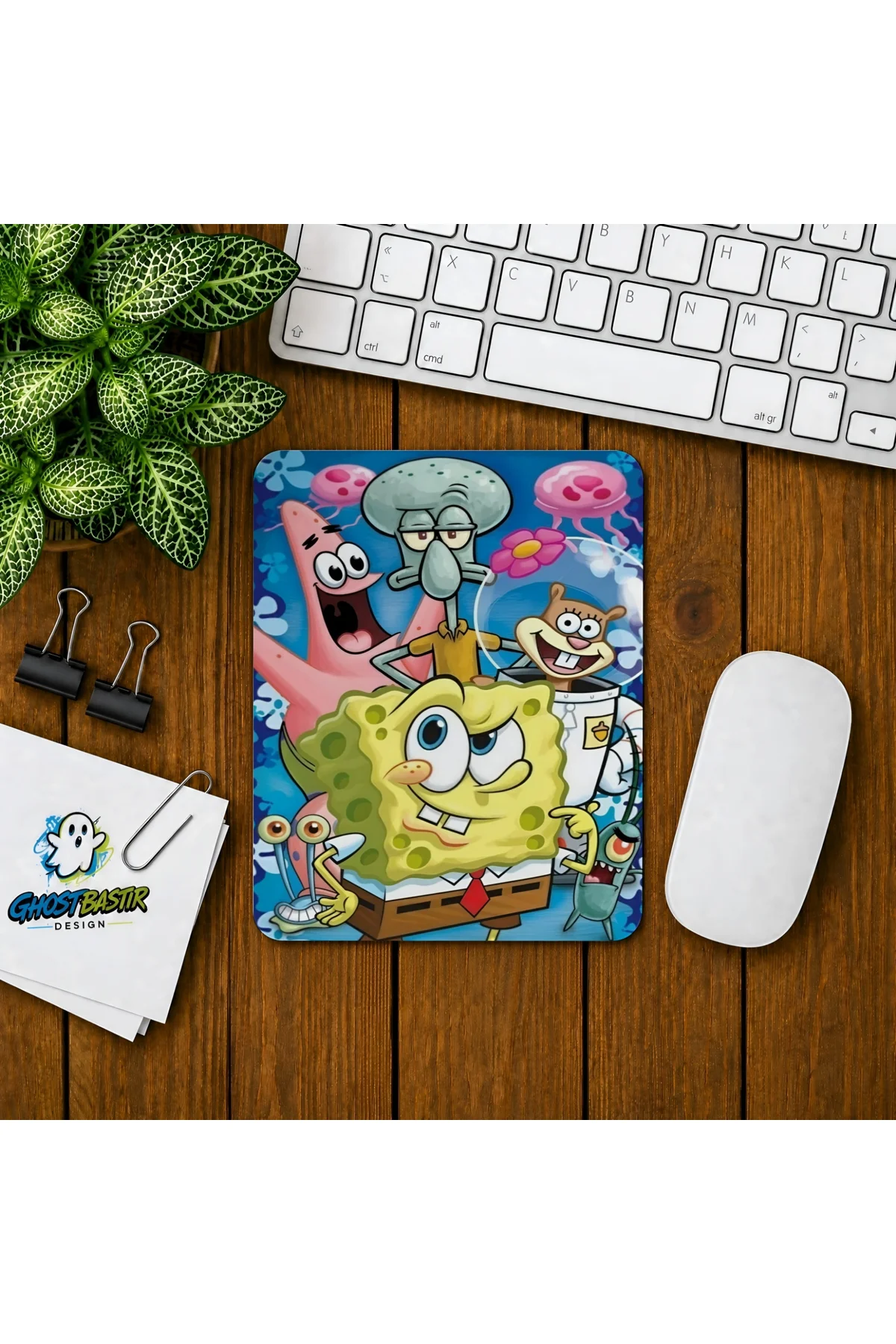 Sünger Bob Baskılı Oyuncu Mousepad 0296
