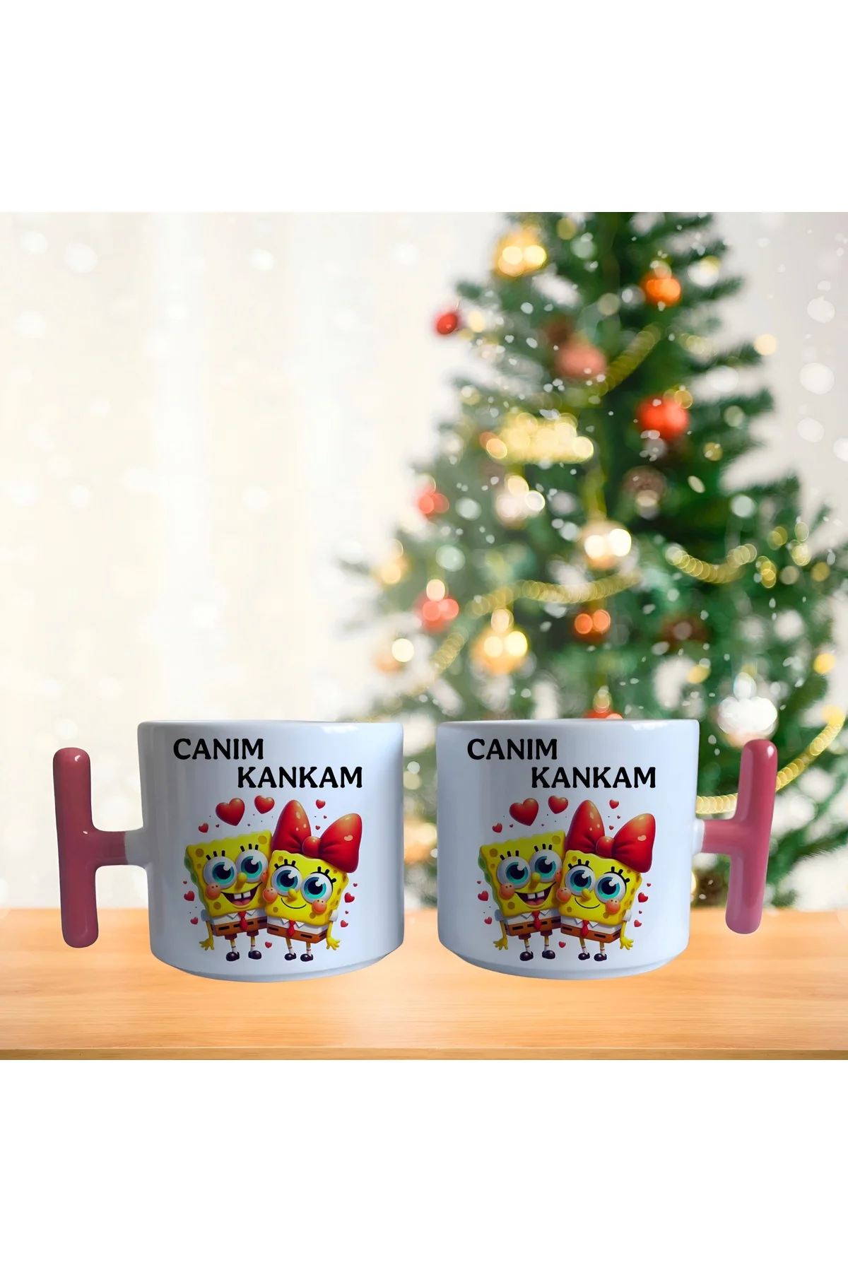 Sünger Bob Canım Kankam Kahve Fincan Takımı 022